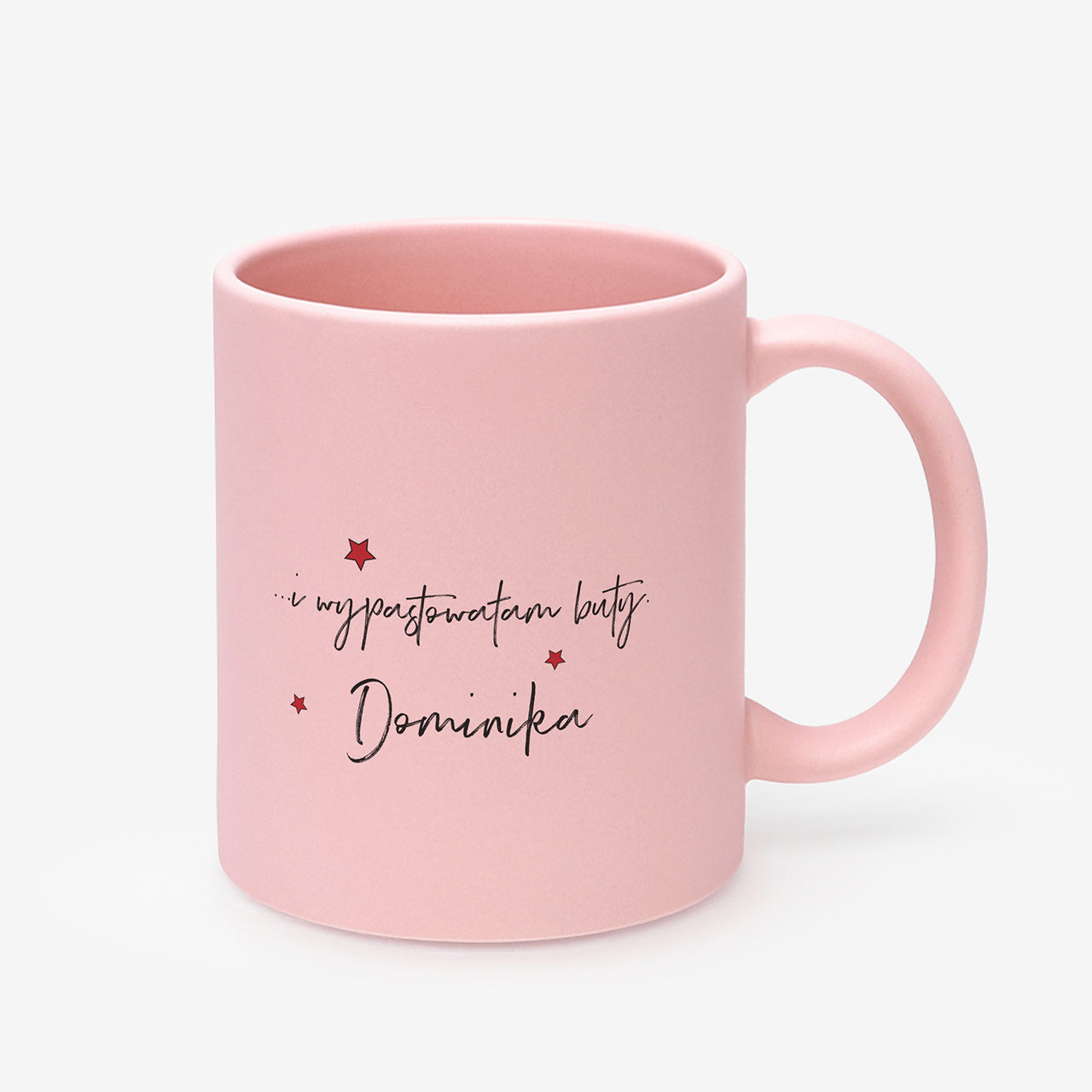 Personalizowany kubek mikołajkowy - Wierzę - prezent świąteczny dla dziewczyny