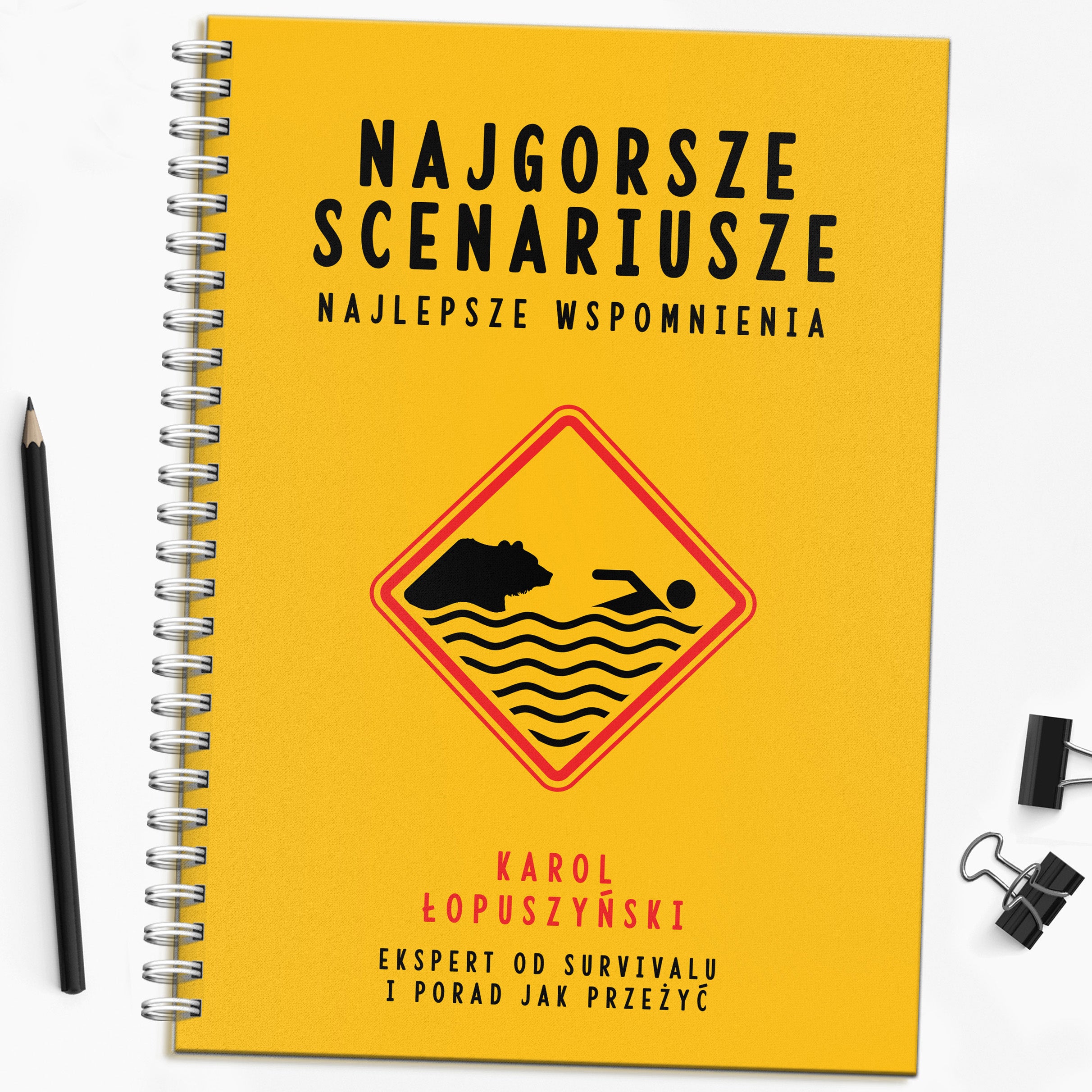 Personalizowany notatnik - prezent dla survivalowca