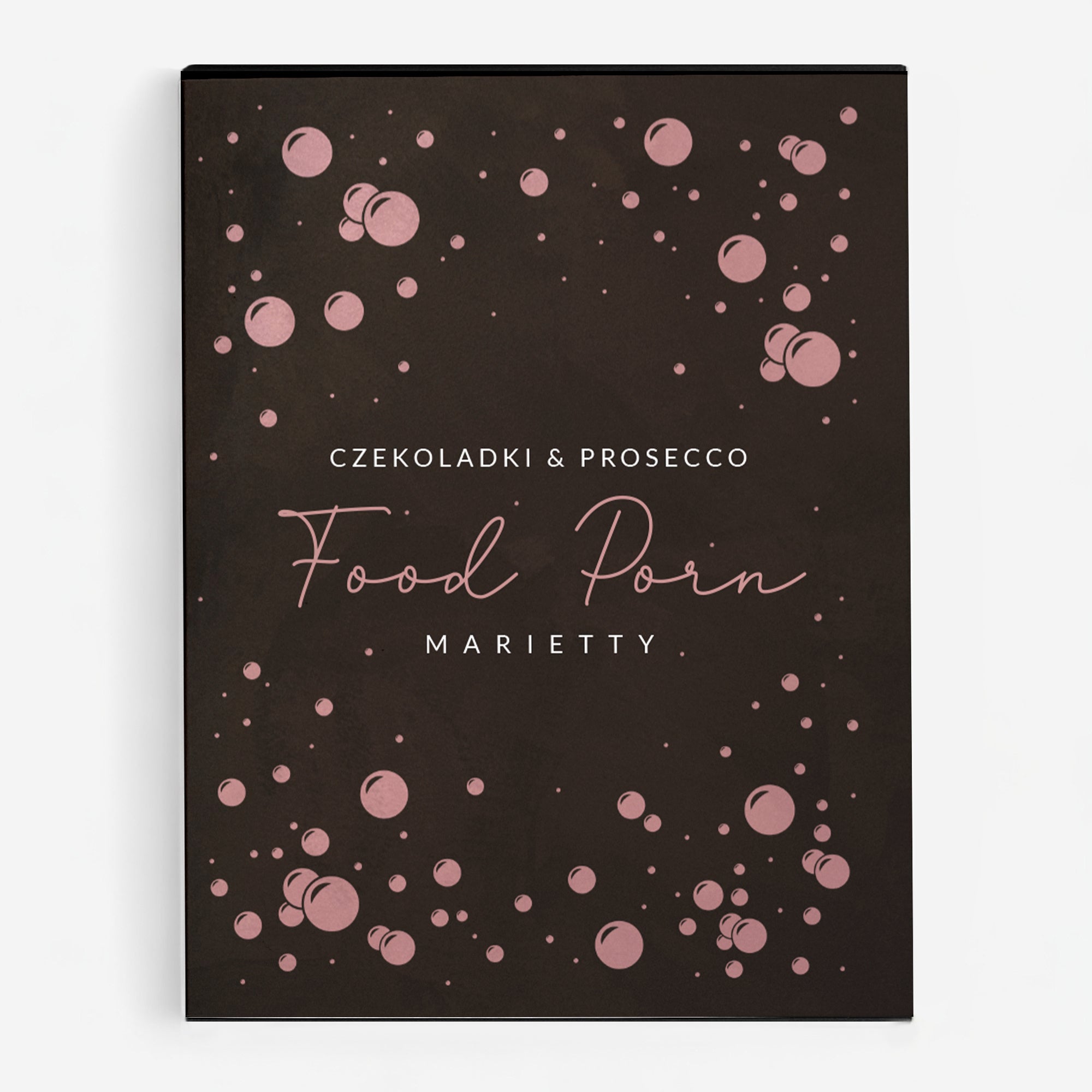 Personalizowane praliny dla miłośniczki prosecco słodki upominek prezent dla miłośniczki wina