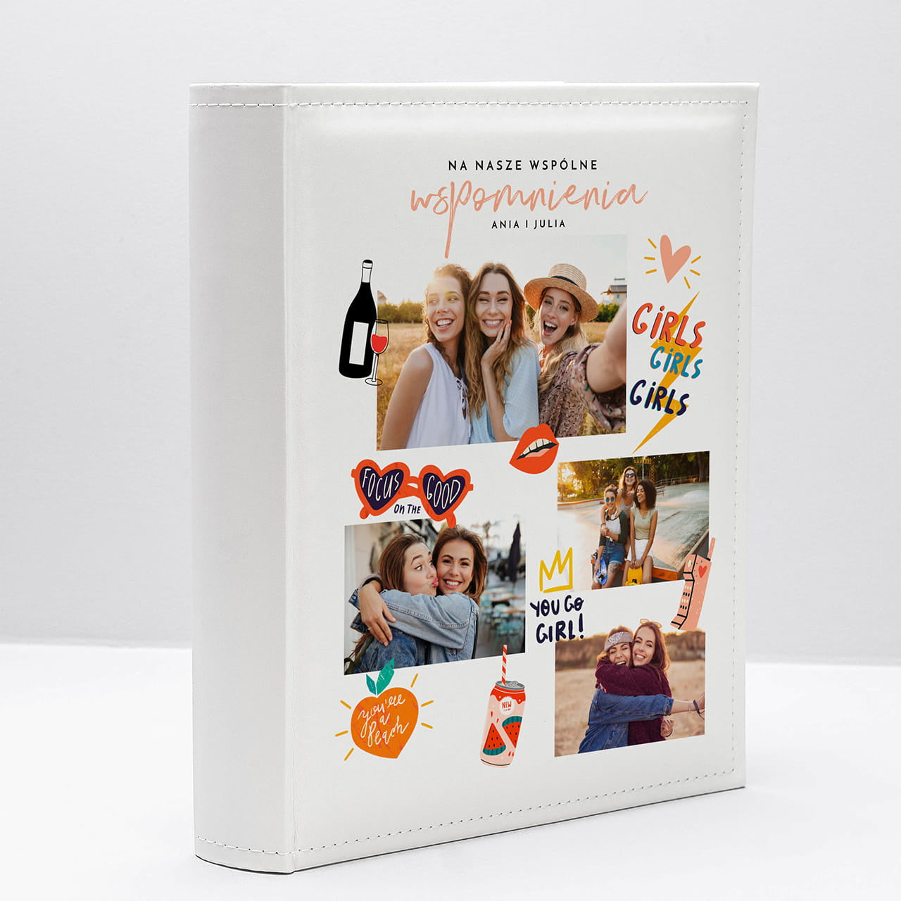 Personalizowany album na zdjęcia dla przyjaciółki prezent dla przyjaciółki album dla przyjaciółki album do zdjęć