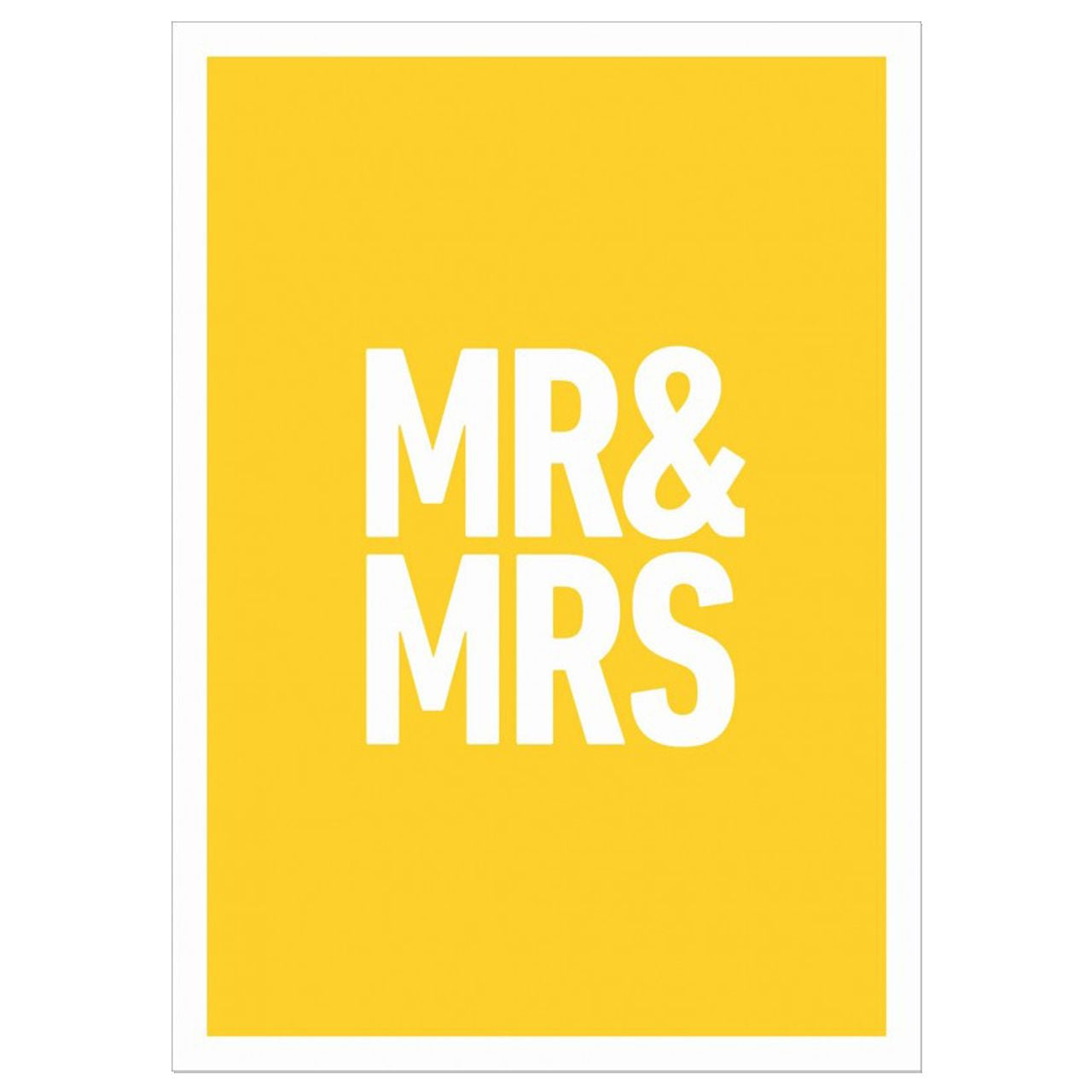 Kartka na Ślub Mr&Mrs kartka ślubna upominek na ślub upominek ślubny kartka z okazji ślubu