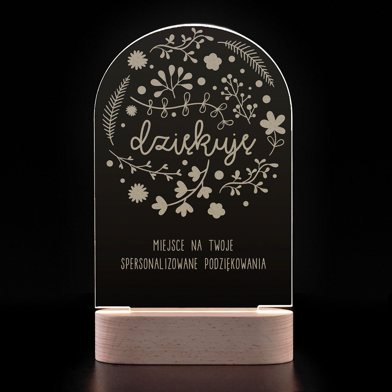  Lampka led - personalizowany prezent na podziękowanie