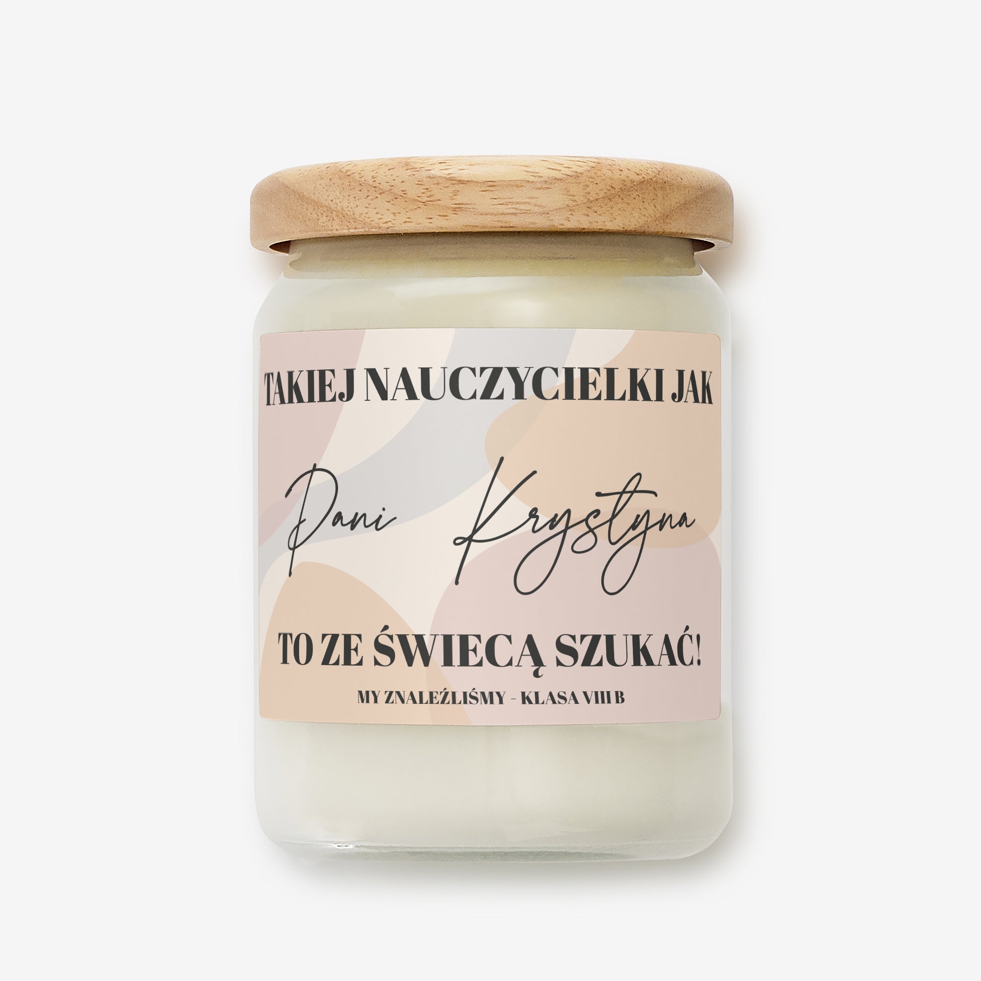 Świeca dla nauczyciela - śmieszny prezent dla nauczyciela 