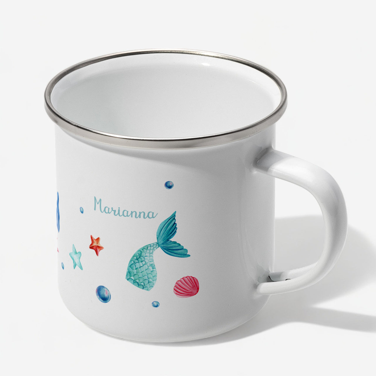 Kubek personalizowany z syrenką - prezent dla dziewczynki 