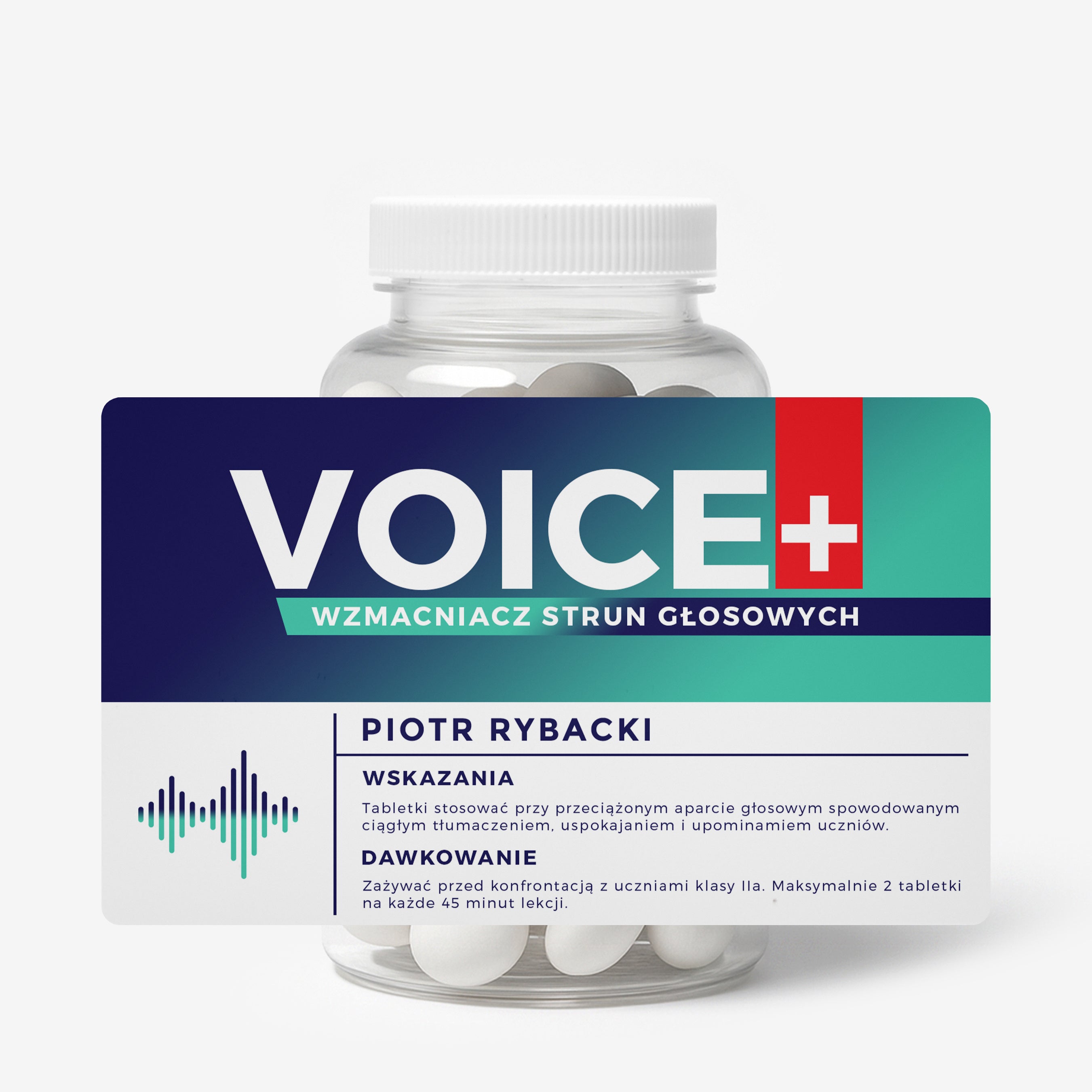 Zestaw prezentowy: miętówki + etykieta do naklejenia - drobiazg dla nauczyciela upominek dla nauczyciela