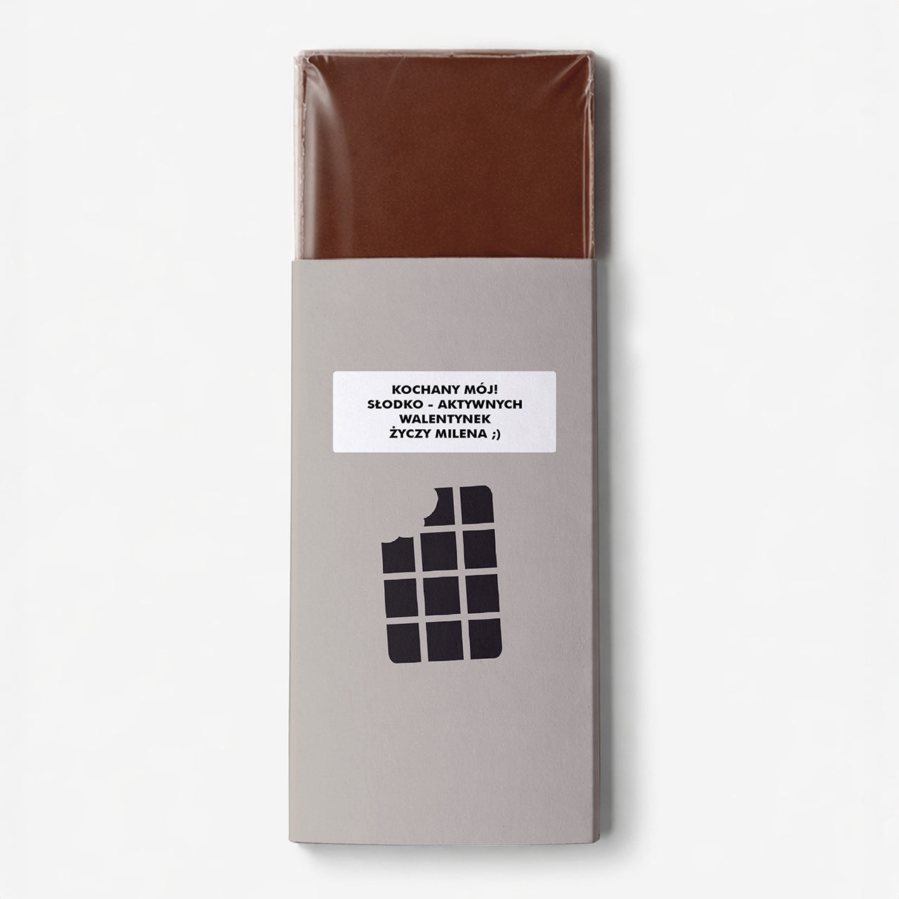 Personalizowana czekolada walentynkowa dla niego czekolada na Walentynki prezent dla chłopaka na Walentynki