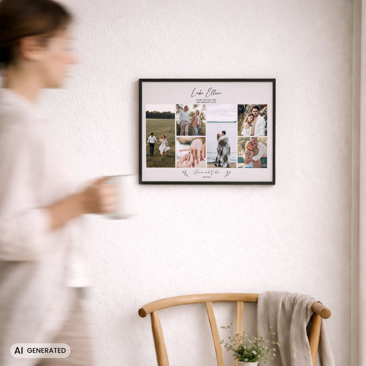 Personalisiertes Poster - Dankeschön für die Eltern