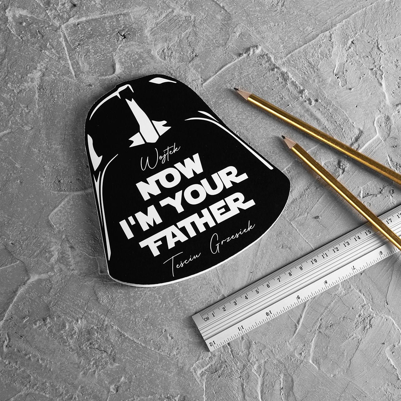 Śmieszna kartka dla zięcia Now I'm Your Father - personalizowana prezent dla zięcia kartka personalizowana
