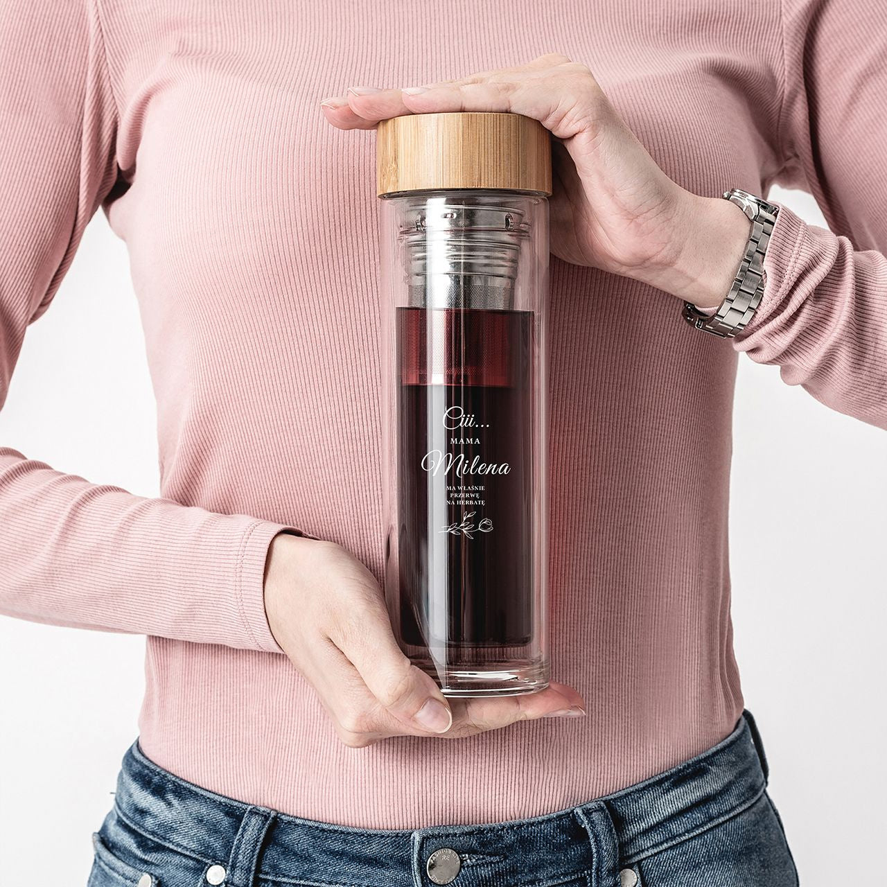 Termiczny bidon dla mamy prezent dla mamy prezent na dzień mamy personalizowany bidon prezent na dzień matki