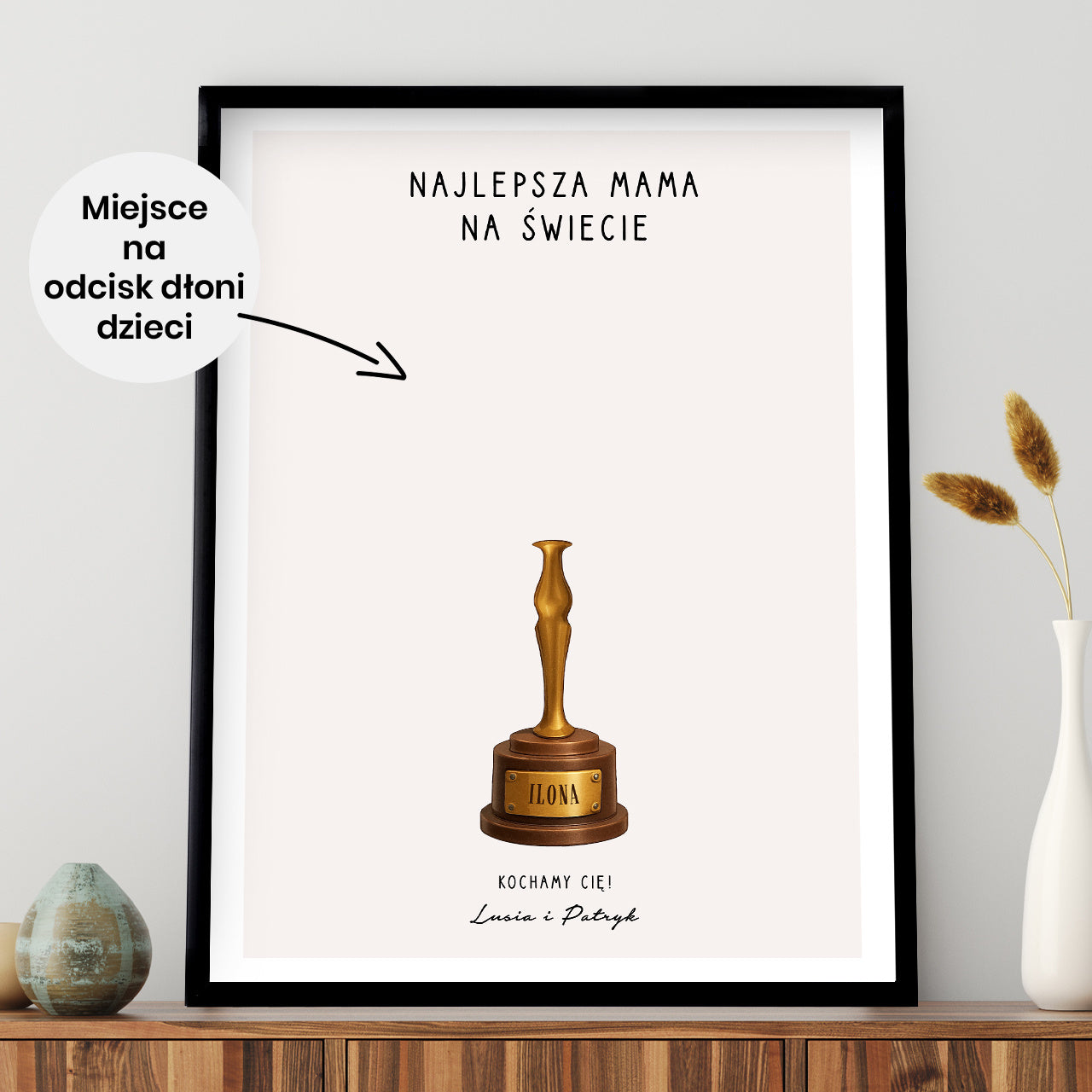 Plakat na Dzień Mamy - prezent od dzieci wyjątkowy prezent dla mamy na Dzień Mamy