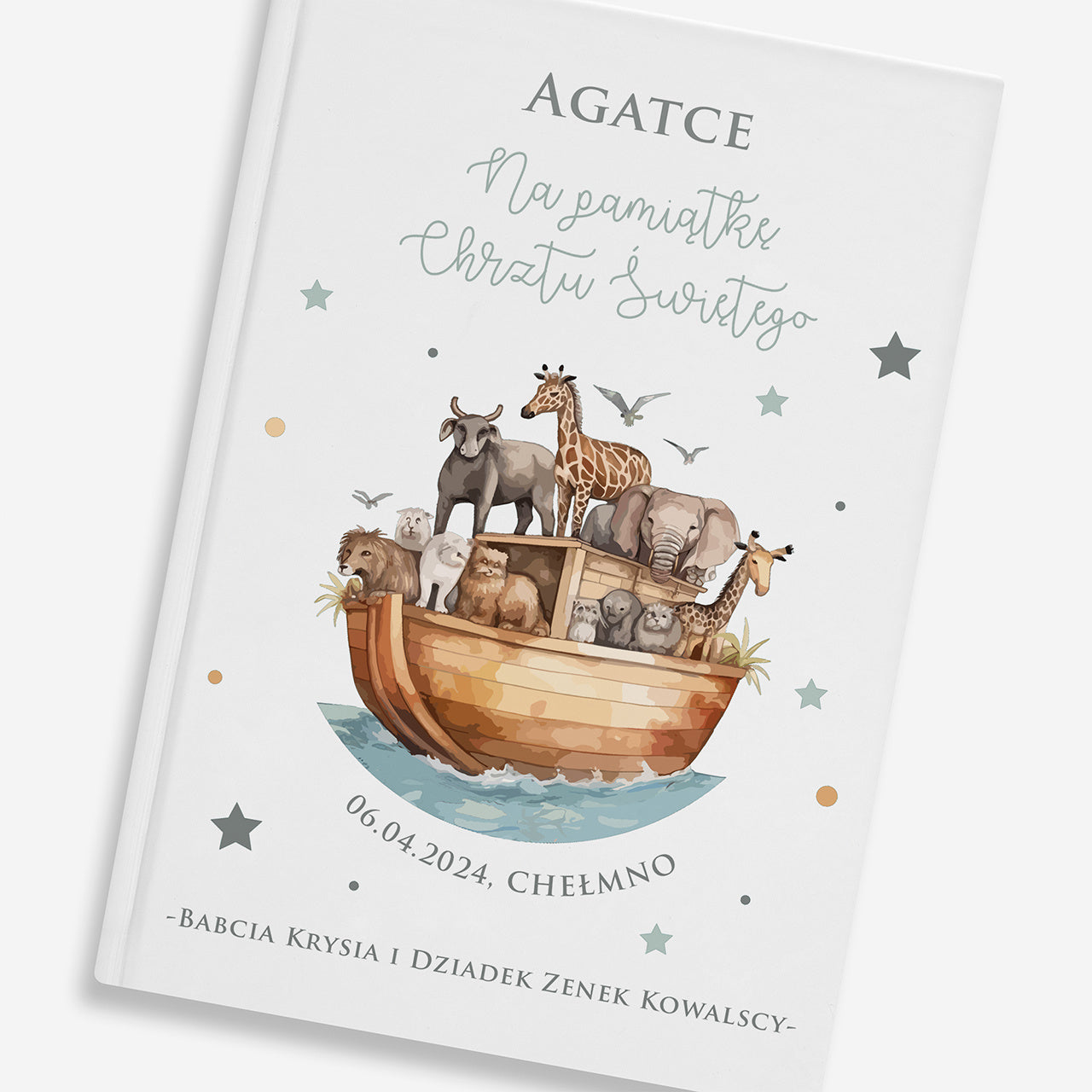 Personalizowana biblia na pamiątkę Chrztu Świętego