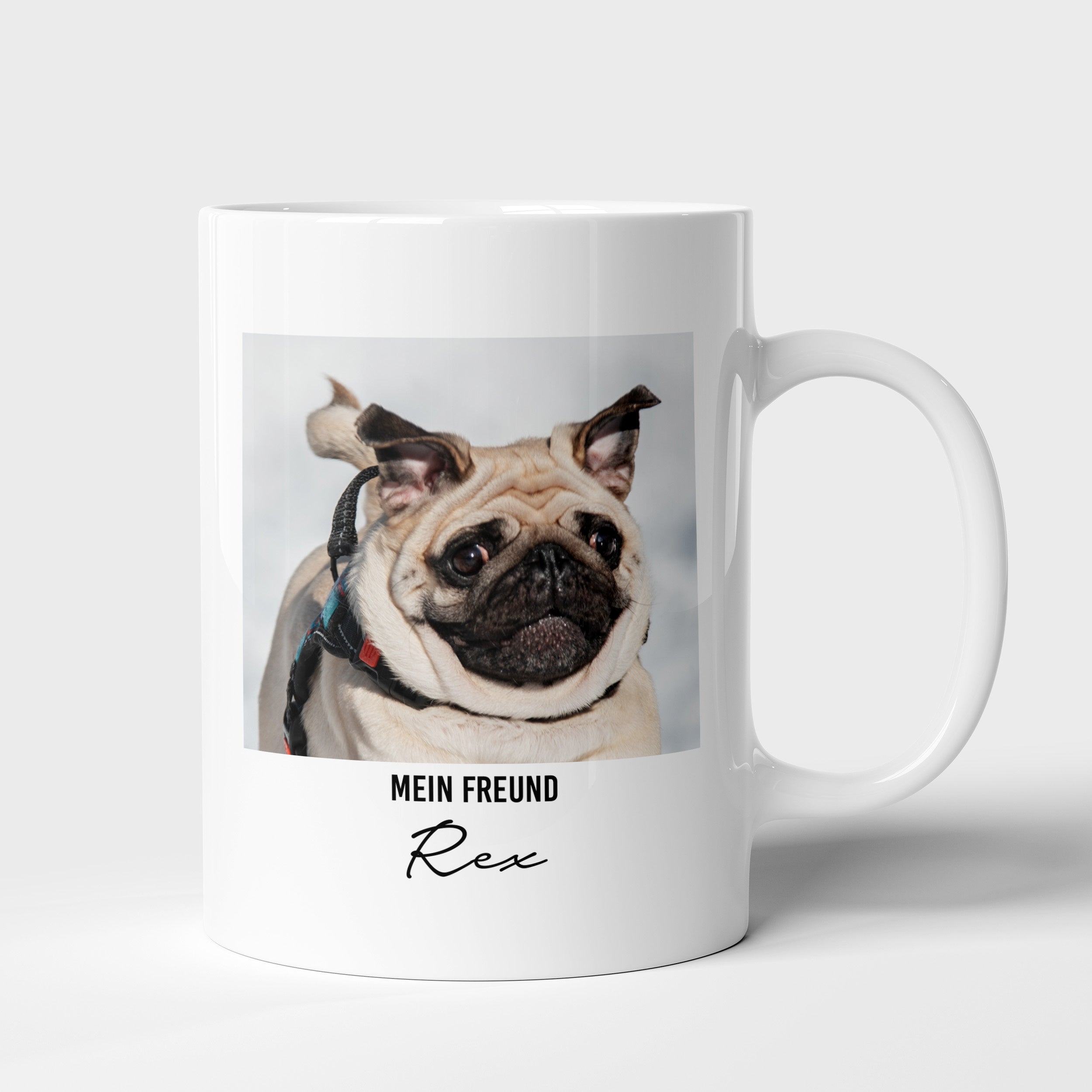 Tasse mit Foto FREUND Geschenk für Hundeliebhaber