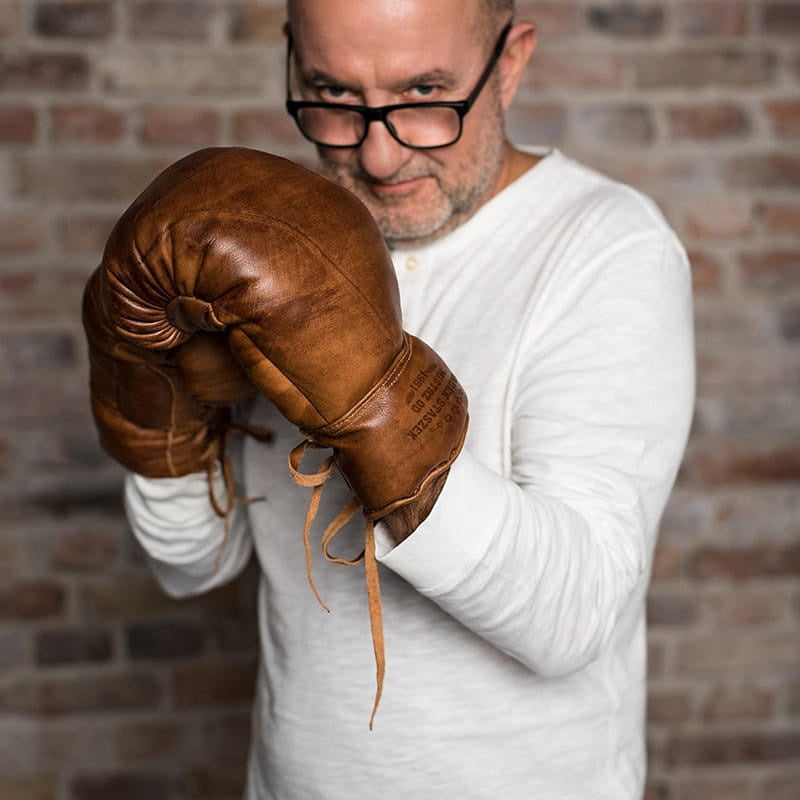 Personalizowane rękawice bokserskie - Mistrz - oryginalny prezent dla dziadka