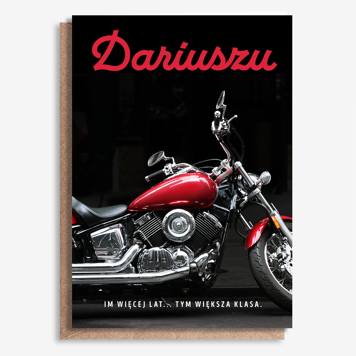 Kartka dla motocyklisty prezent dla motocyklisty na urodziny kartka urodzinowa motocykl