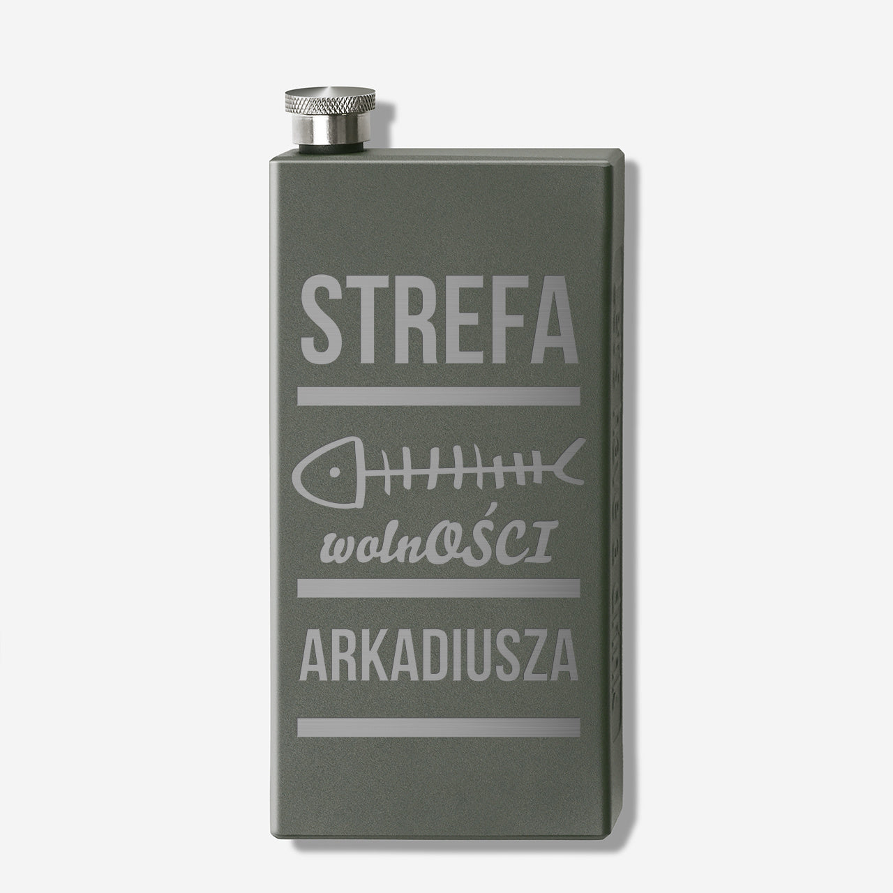 Piersiówka ze śmiesznym grawerem dla niego