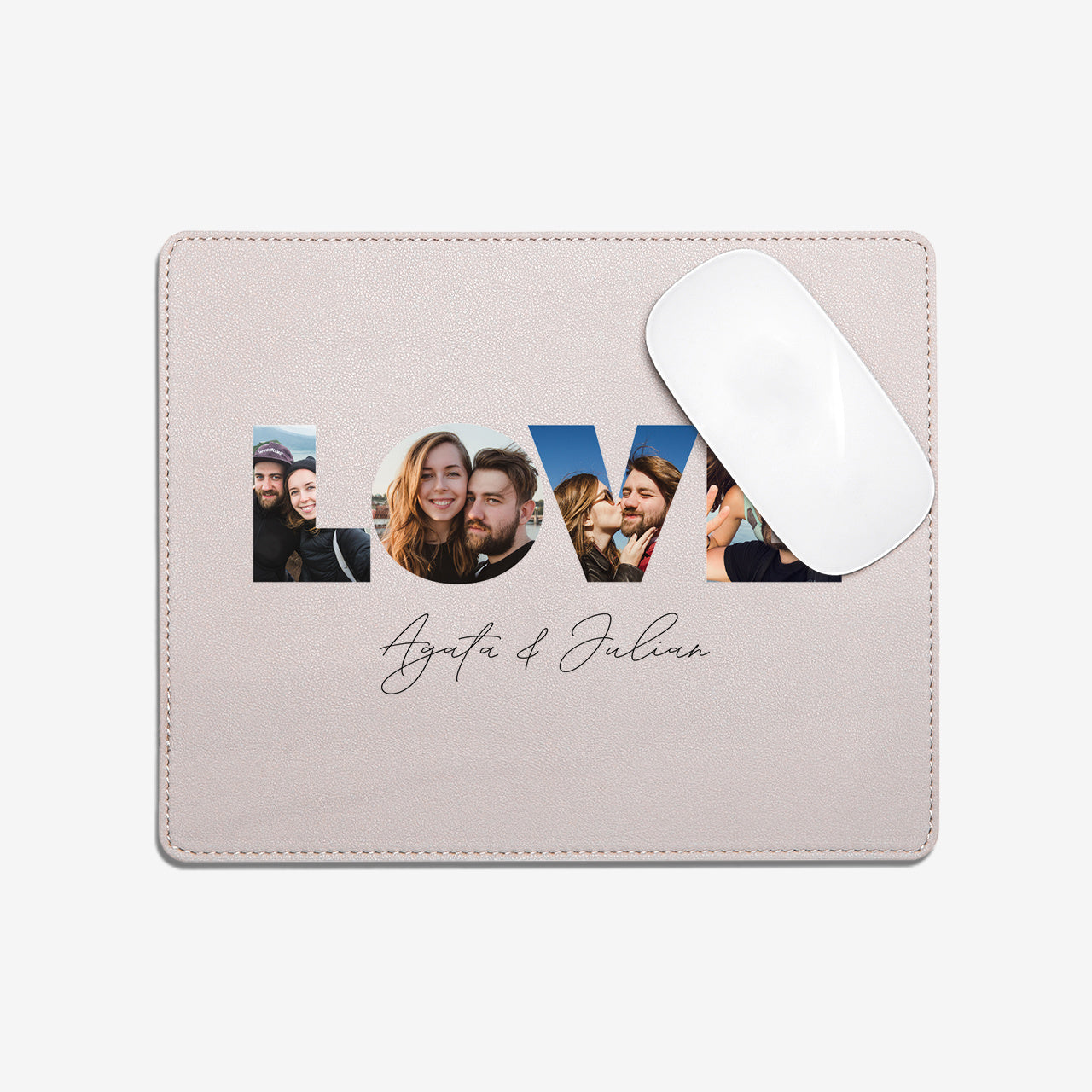 Personalizowana mata pod myszkę - prezent ze zdjęciem dla dziewczyny