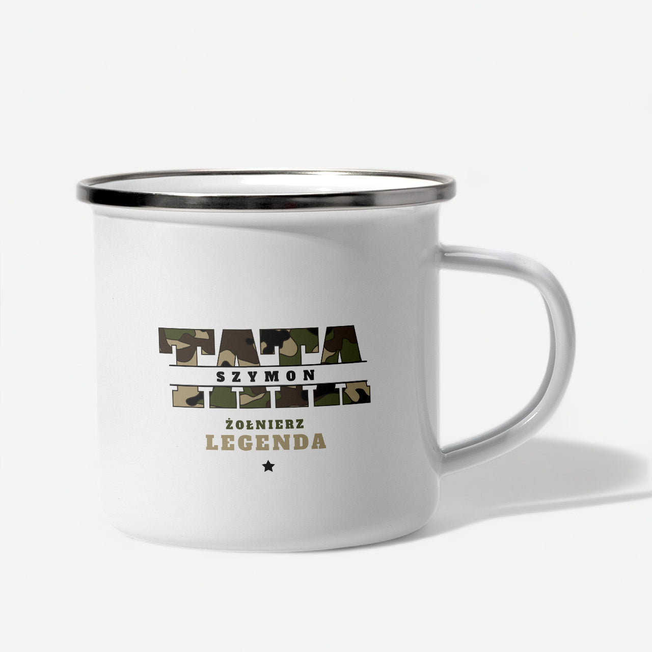 Kubek personalizowany dla taty żółnierza