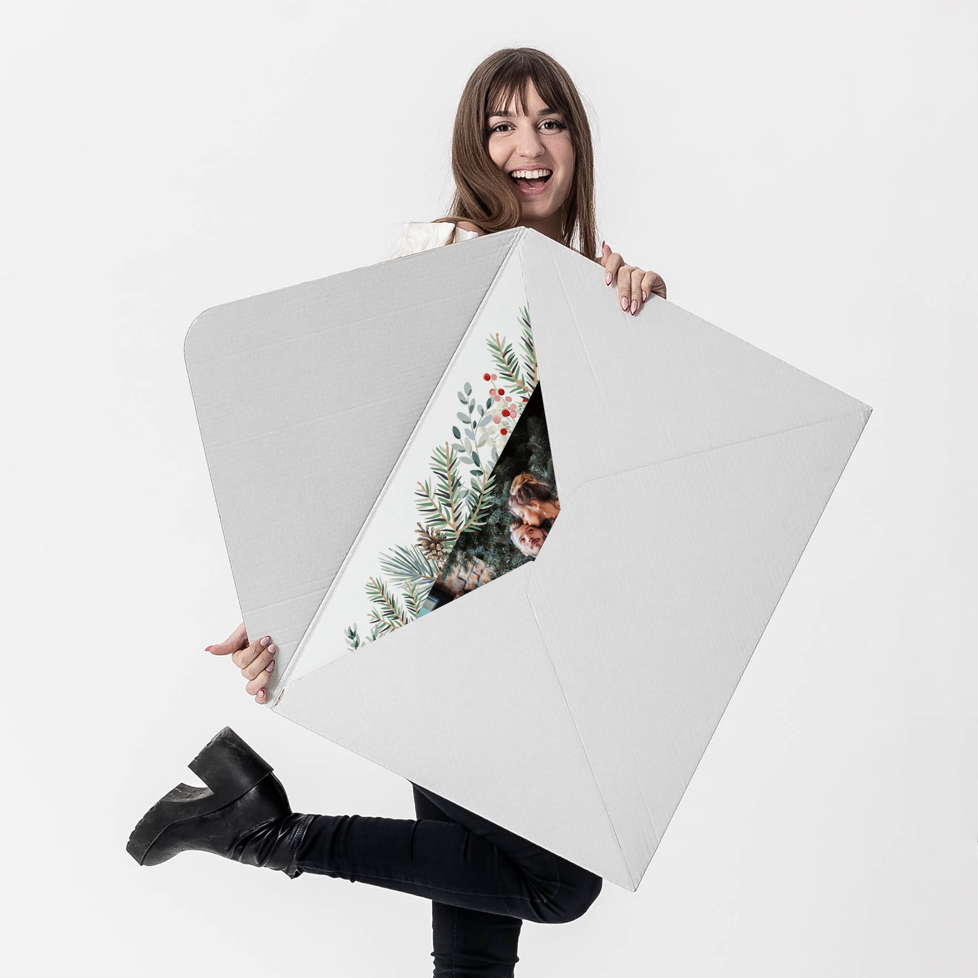 Personalizowana kartka świąteczna Wesołych Świąt upominek świąteczny kartka na święta upominek na święta