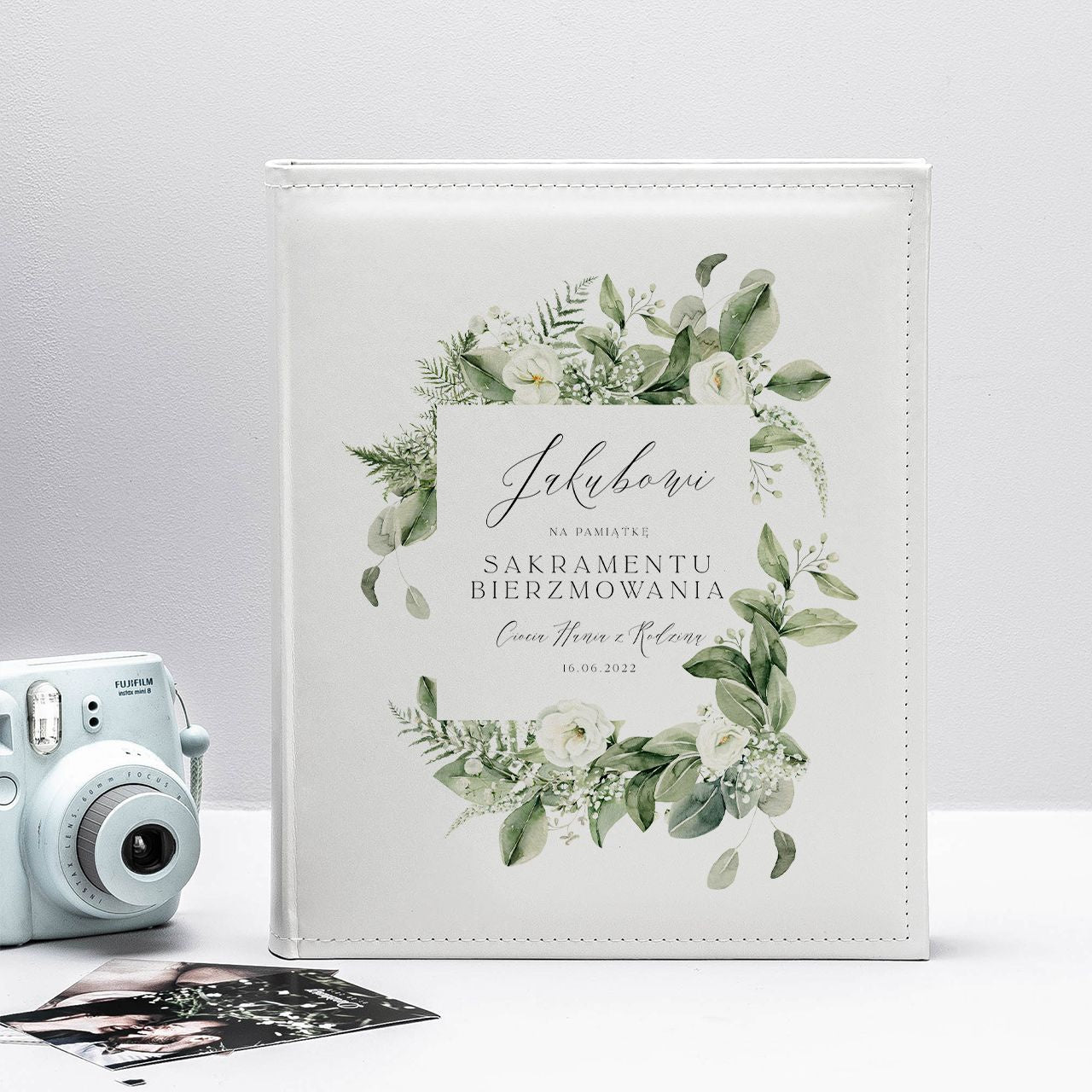 Personalizowany album na Bierzmowanie prezent na bierzmowanie upominek na bierzmowanie religijny prezent