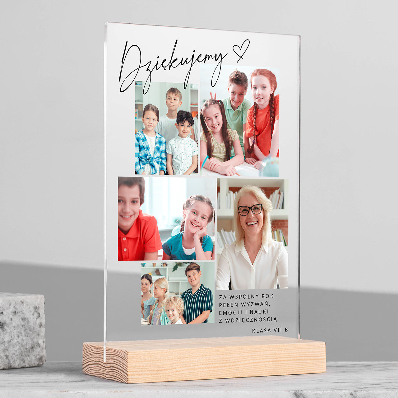 Personalizowana statuetka - podziękowania dla wychowawcy