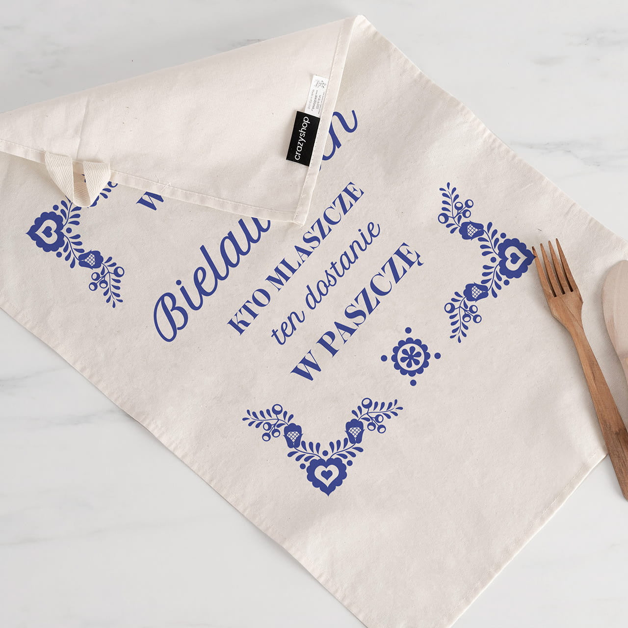 Ręcznik kuchenny ze śmiesznym nadrukiem - upominek dla rodziny prezent dla rodziny ręcznik z nadrukiem