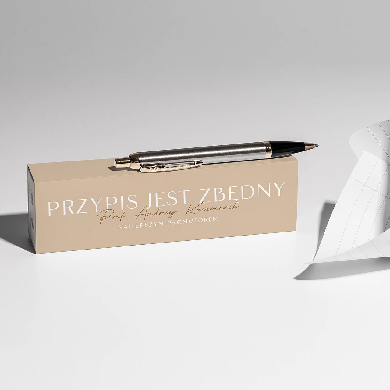 Długopis Parker dla promotora prezent dla promotora długopis na prezent personalizowany długopis prezent na obronę