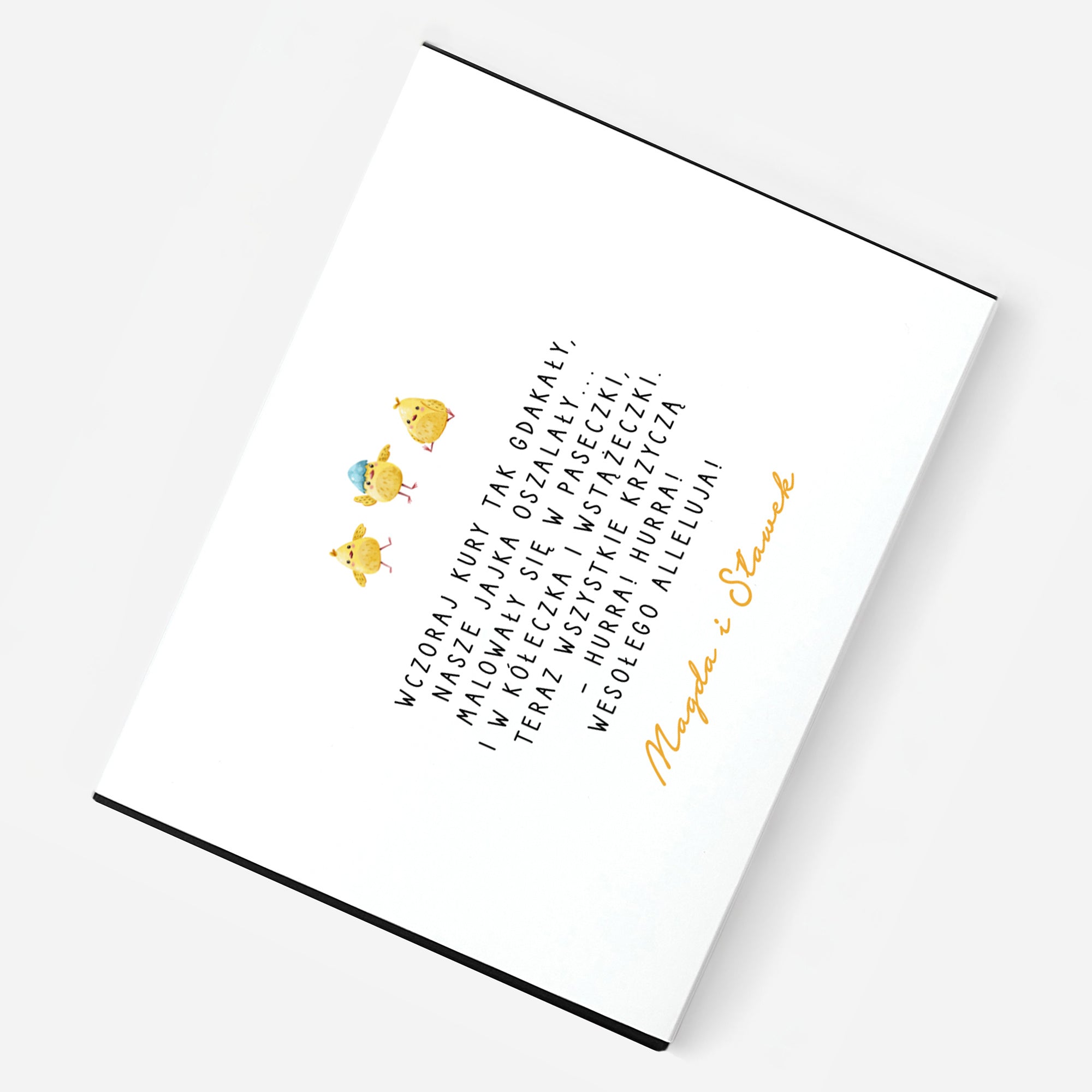 Wielkanocne czekoladki personalizowane czekolada personalizowana prezent na Wielkanoc dla dzieci upominek wielkanocny