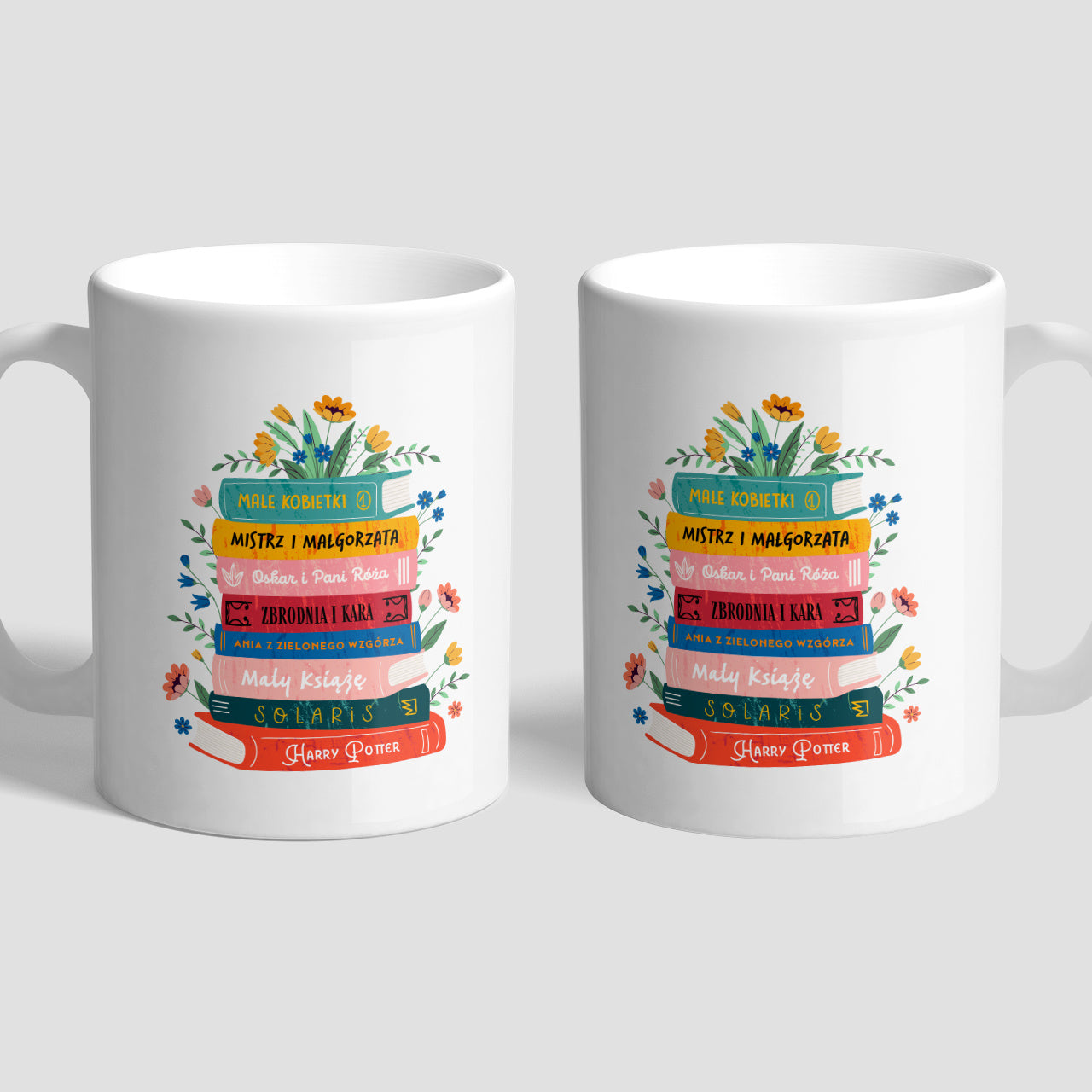 Kubek dla mola książkowego - moje ulubione książki prezent dla mola książkowego