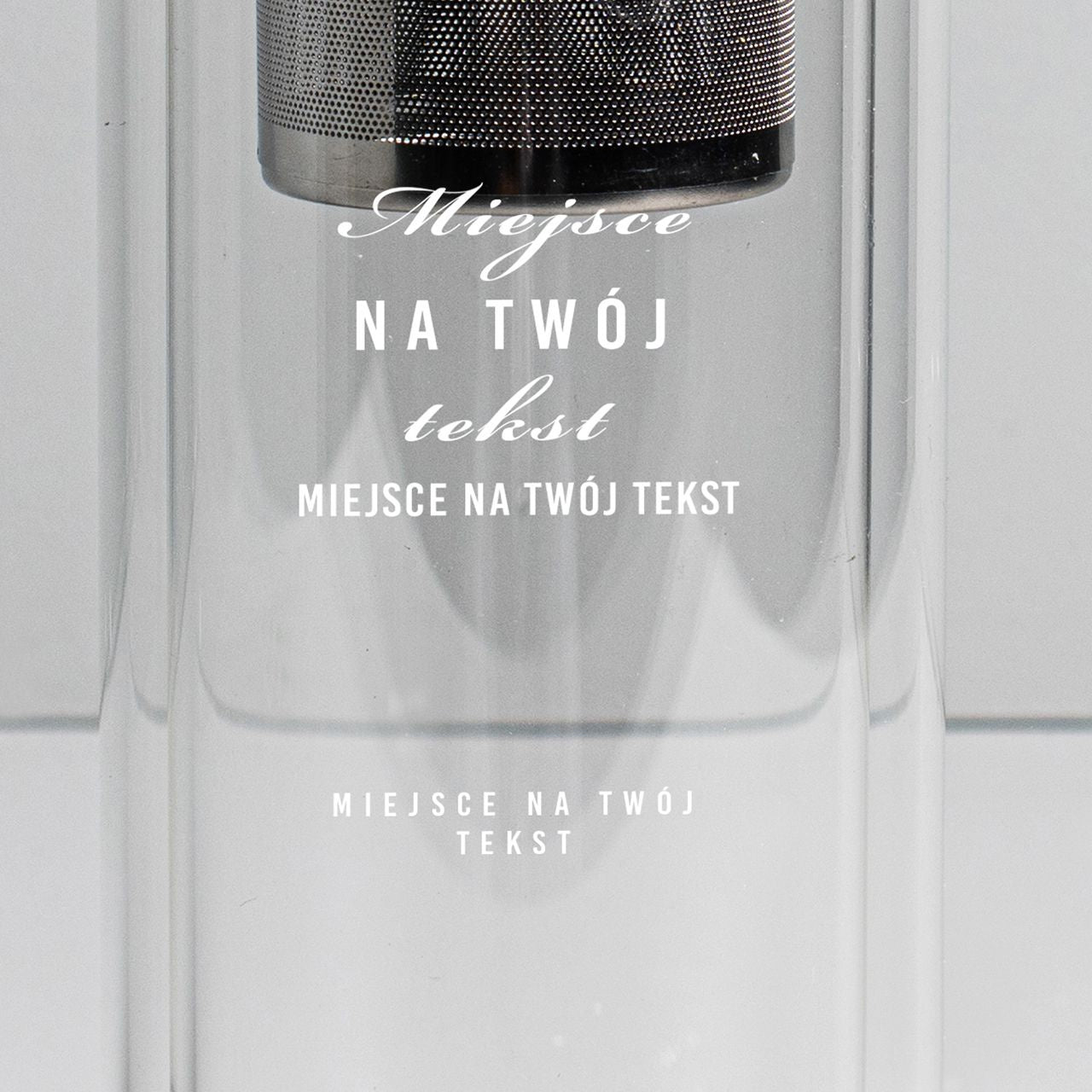 Szklany bidon z zaparzaczem - prezent dla każdego