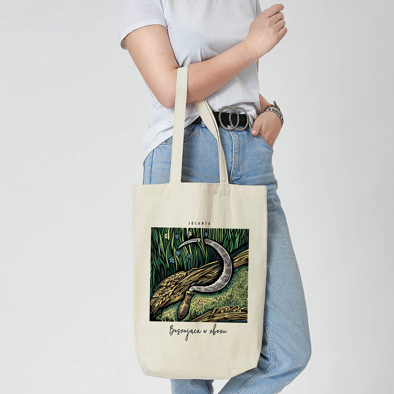 Personalizowana torba z nadrukiem na prezent dla mola książkowego