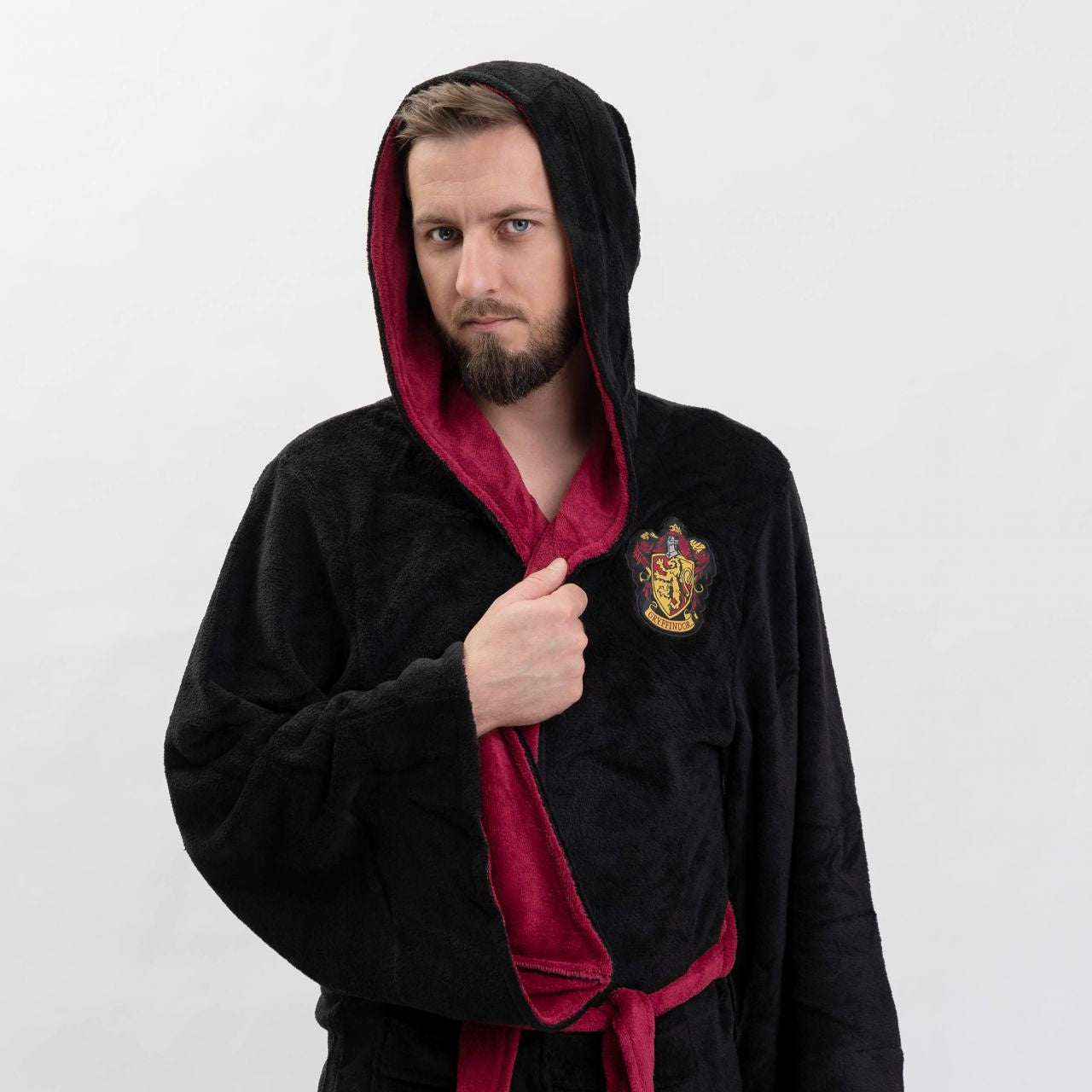 Męski szlafrok Harry Potter prezent dla fana Harrego Pottera prezent dla chłopaka prezent na dzień chłopaka