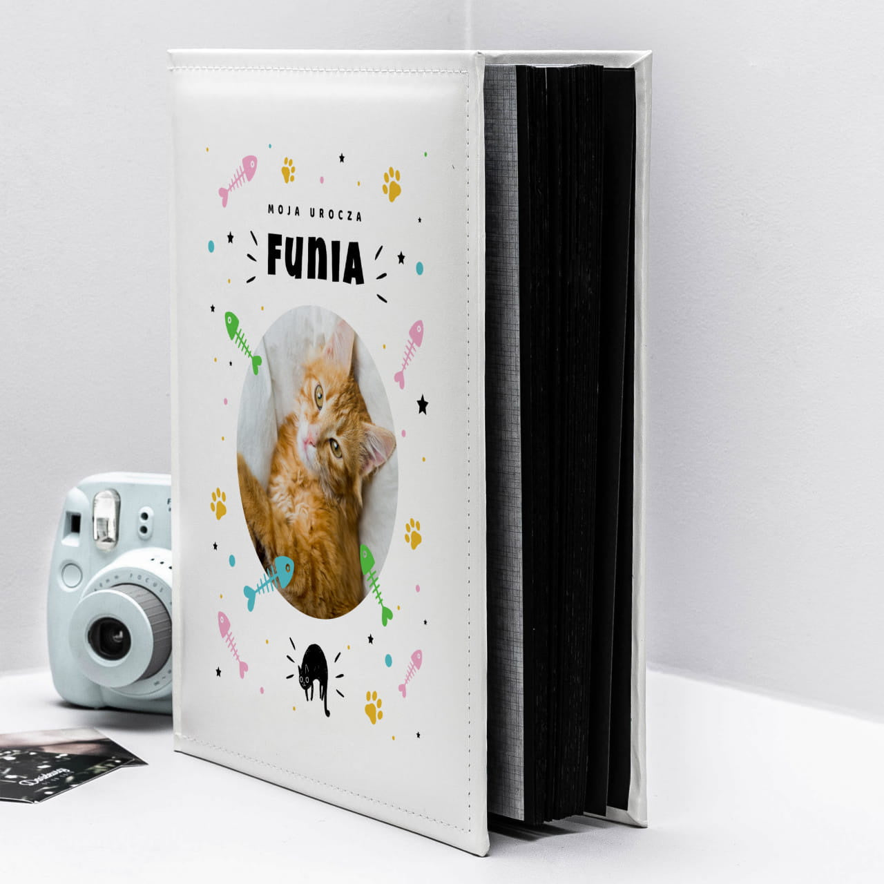 Album na prezent dla kociary prezent dla fanki kotów personalizowany album prezent dla miłośniczki kotów