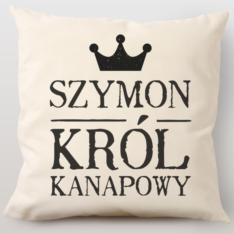 Śmieszna poduszka dla leniucha