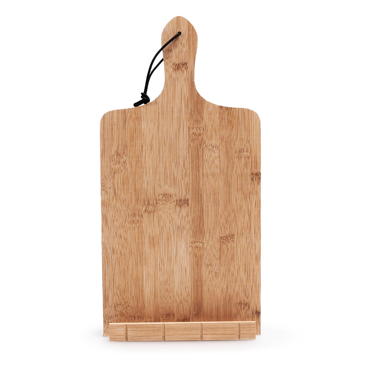 Bambusowa podstawka na przepiśnik - prezent na parapetówkę podstawka kuchenna upominek prezent na nowy dom