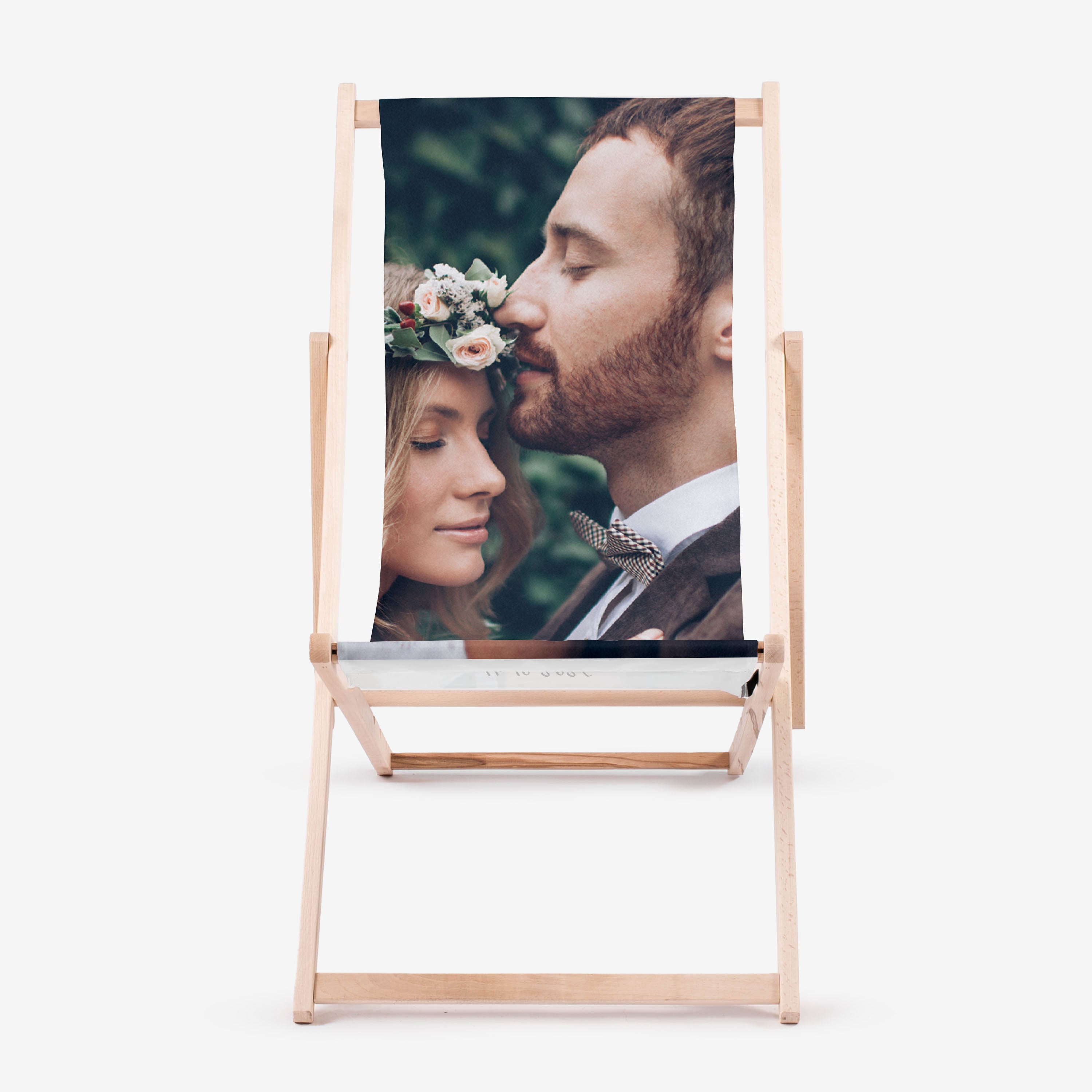 Liegestuhl mit eigenem Aufdruck - Geschenk mit Foto