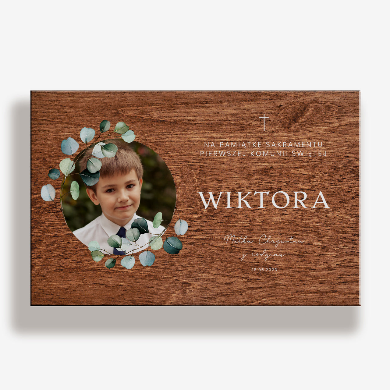 Pudełko wspomnień na komunię