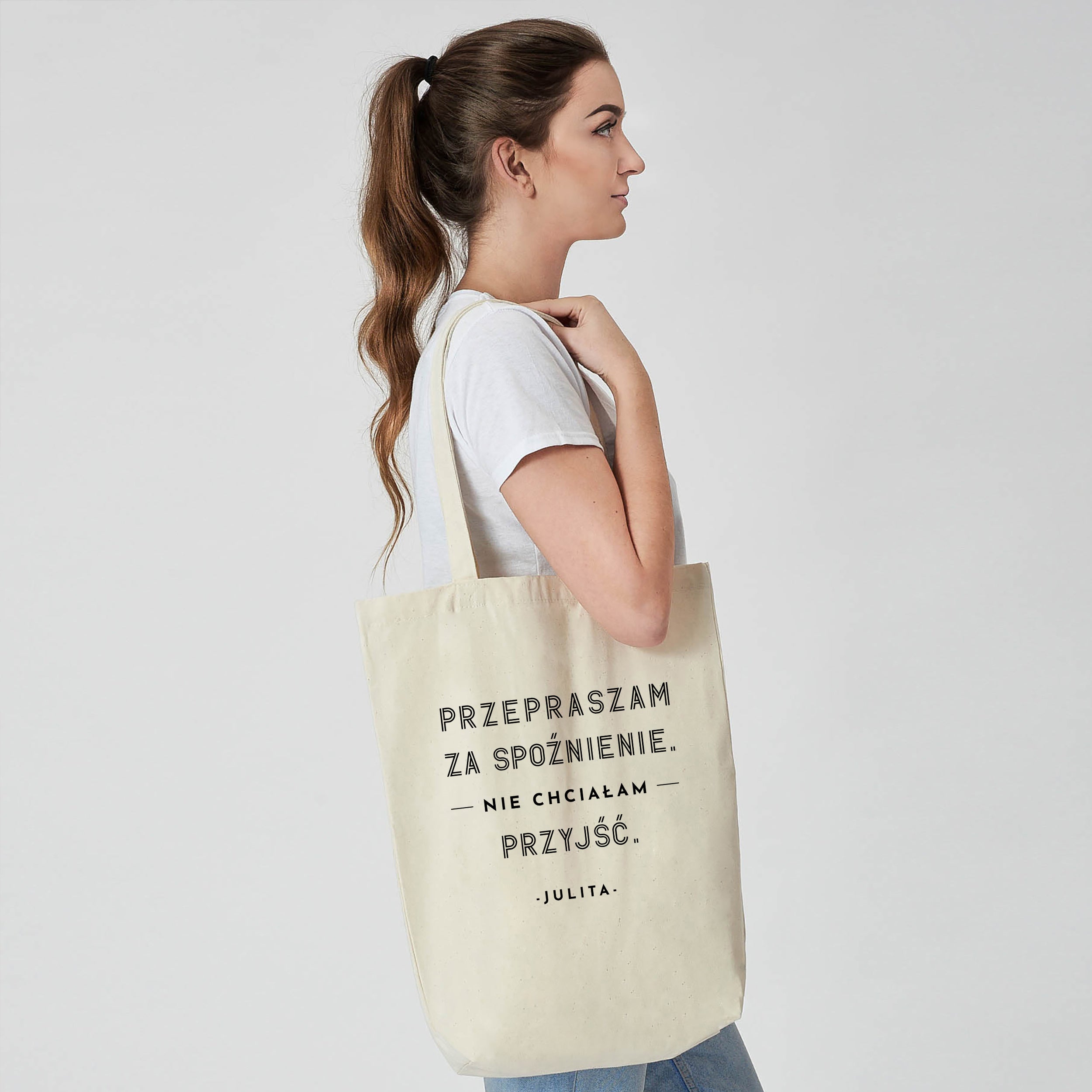 Personalizowana torba dla introwertyka prezent dla introwertyka śmieszna torba na zakupy prezent dla samotnika