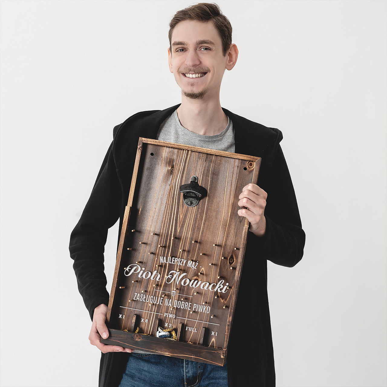 Otwieracz z personalizacją na prezent dla męża