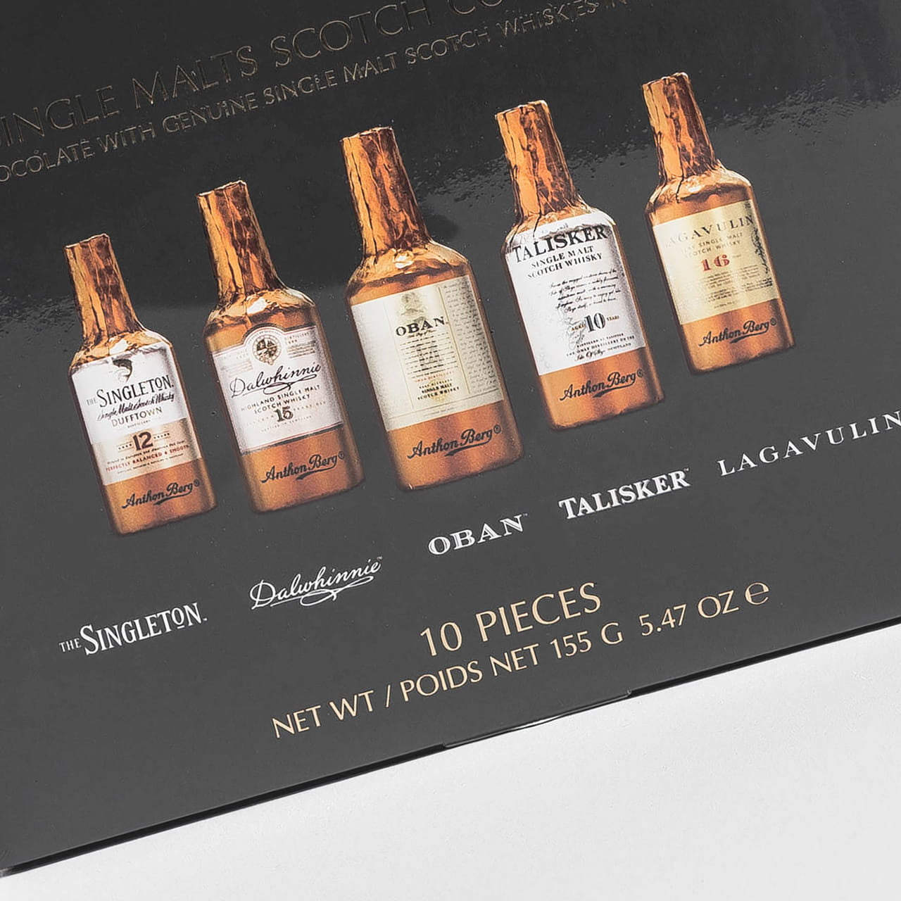 Czekoladki z whisky Anthon Berg WHISKY SINGLE MALTS prezent dla miłośnika whisky