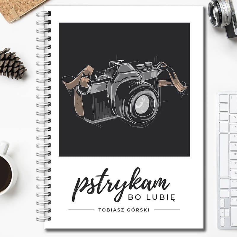 Notatnik dla fotografa prezent dla fotografa notatnik personalizowany gadżet dla fotografa
