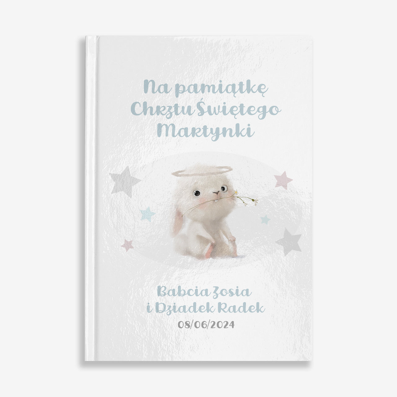 Personalizowana biblia - prezent na chrzest od dziadków
