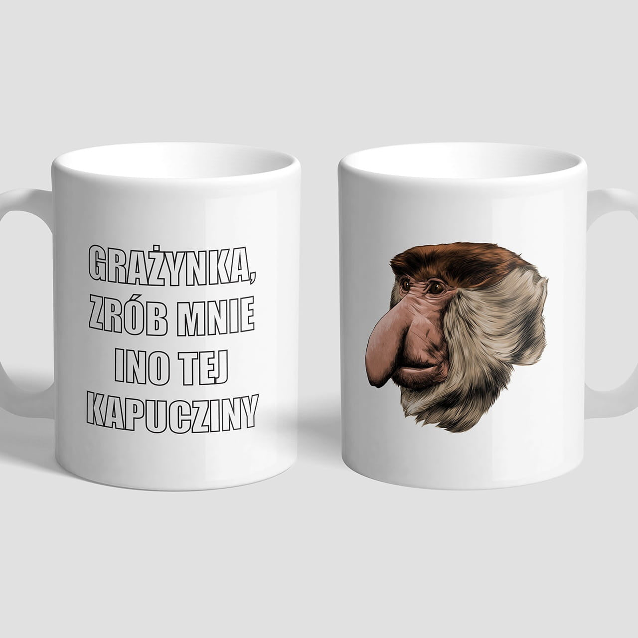 Kubek z Nosaczem - śmieszny prezent dla kolegi personalizowany kubek prezent dla znajomego kubek dla kolegi