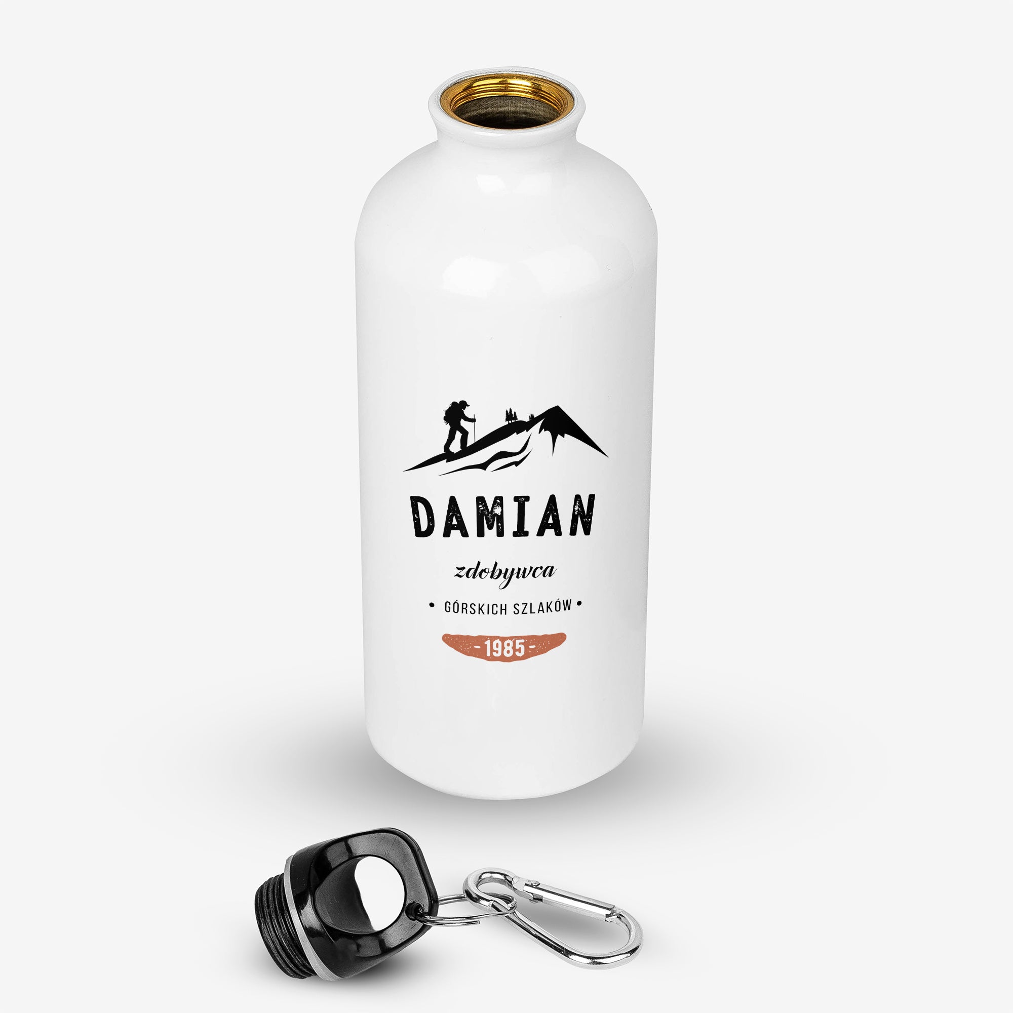 Bidon z nadrukiem dla miłośnika gór