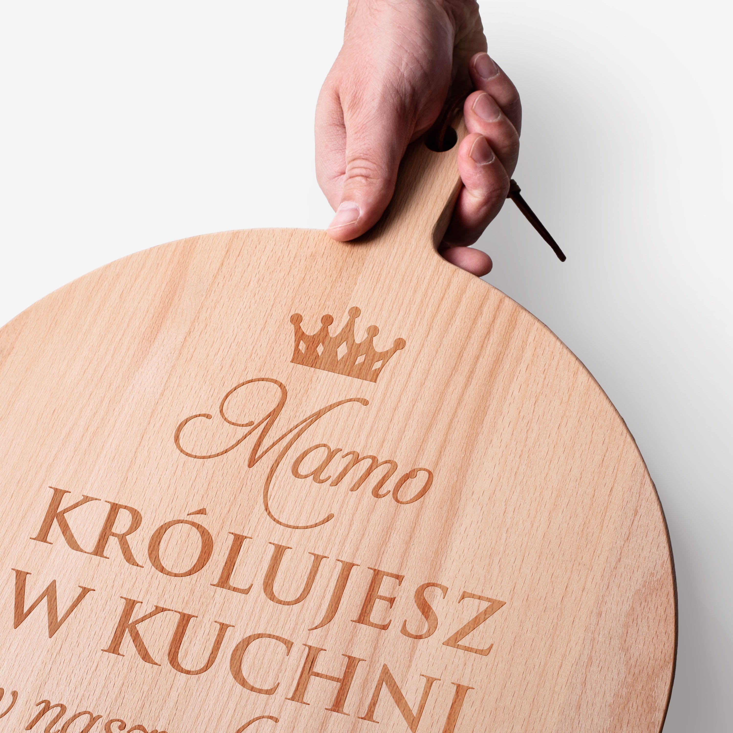 Grawerowana deska do pizzy - prezent dla mamy do kuchni