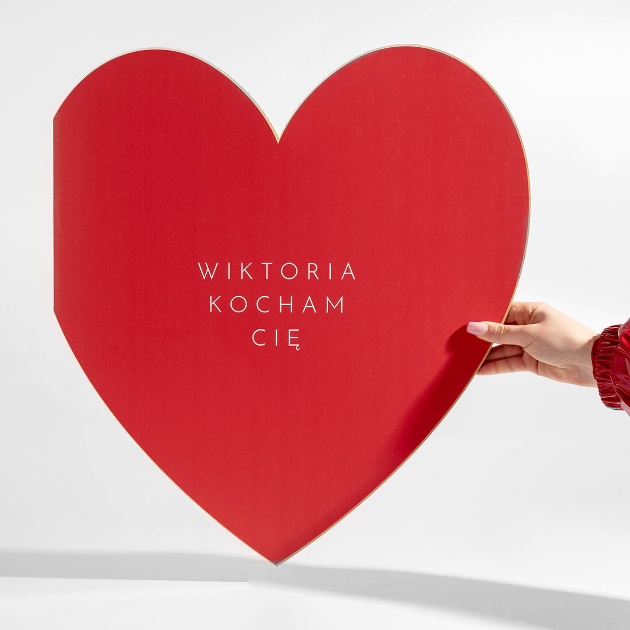 Duża kartka walentynkowa - serce xxl