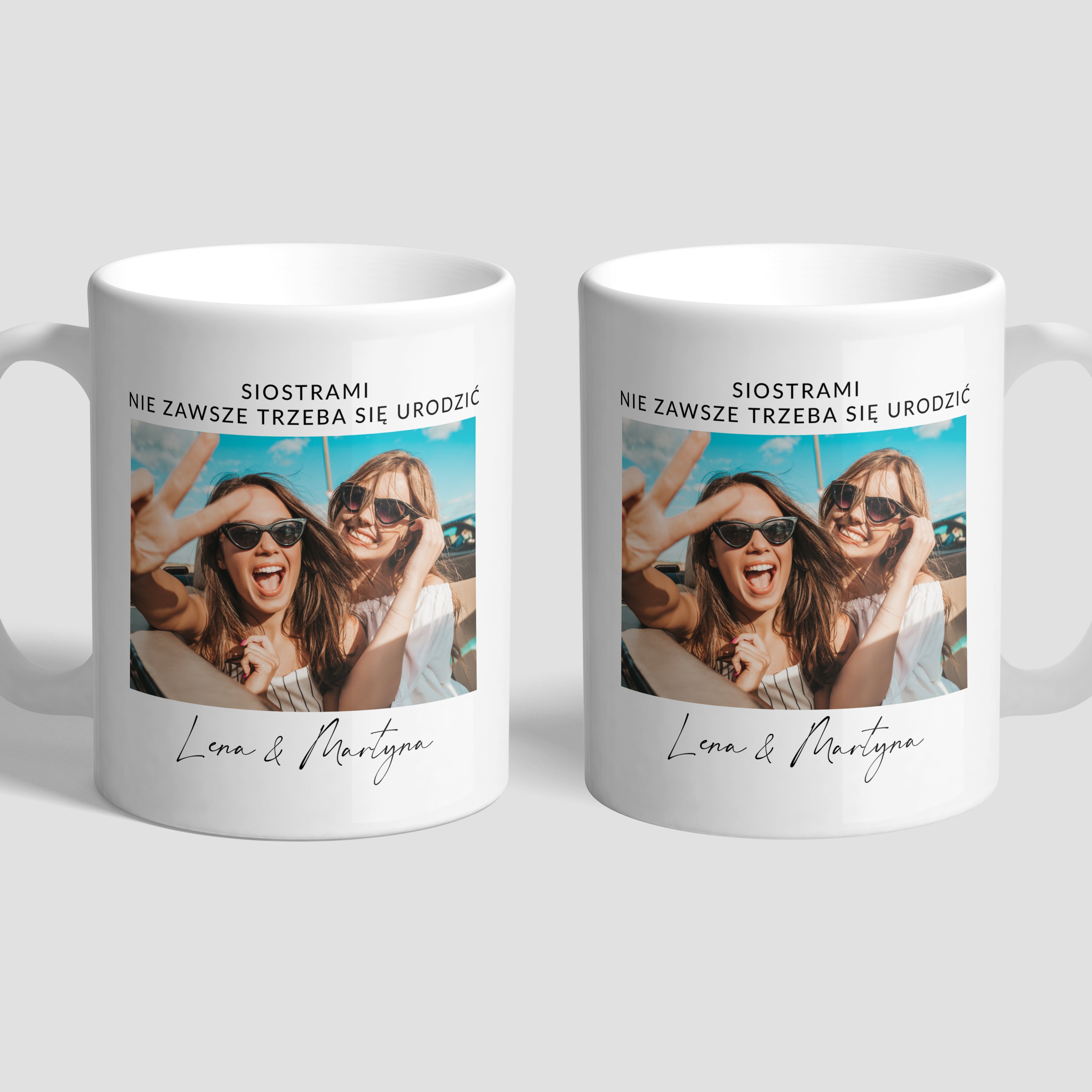 Kubek ze zdjęciem dla przyjaciółki personalizowany kubek dla przyjaciółki prezent dla przyjaciółki