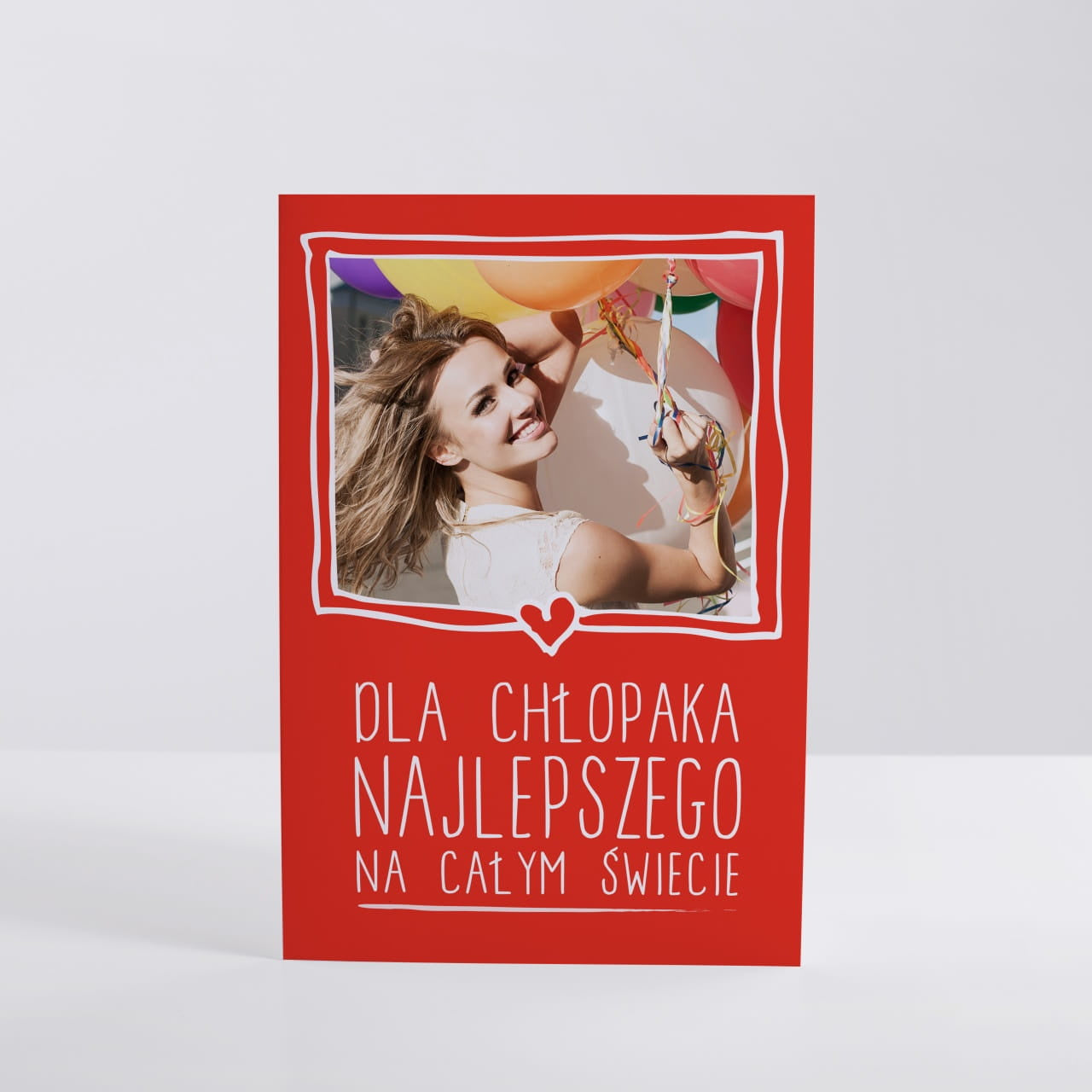 Kartka ze zdjęciem na Dzień Chłopaka
