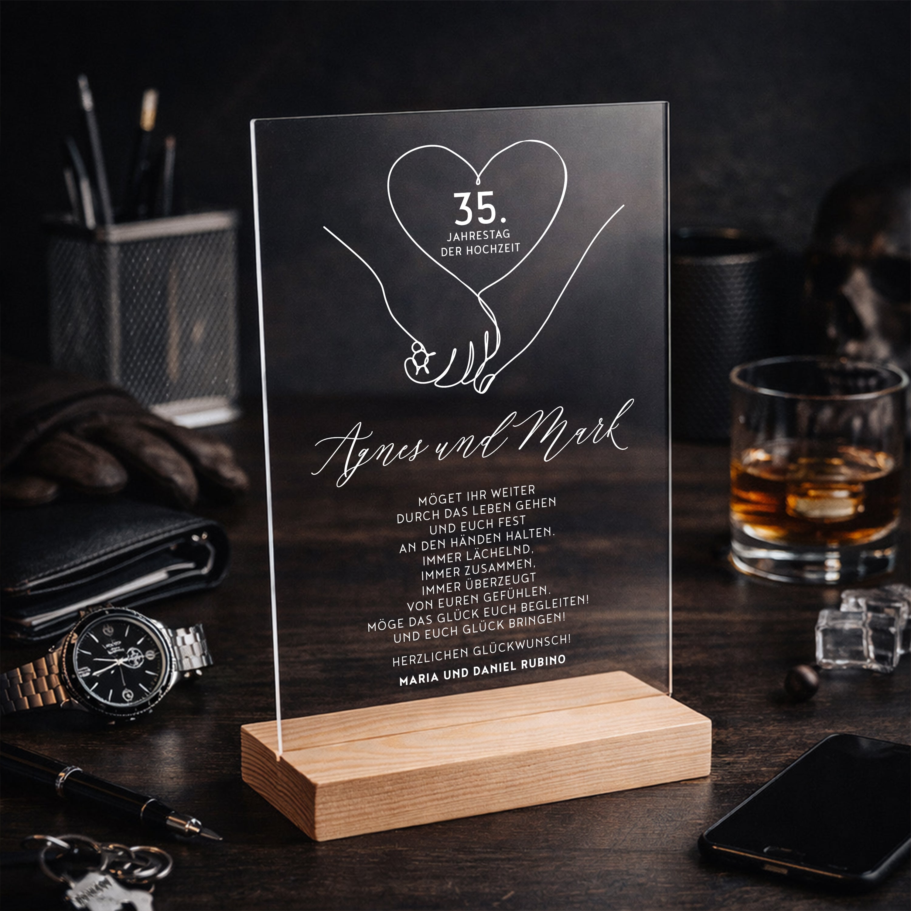 Statuette zum Hochzeitstag Gemeinsam durchs Leben