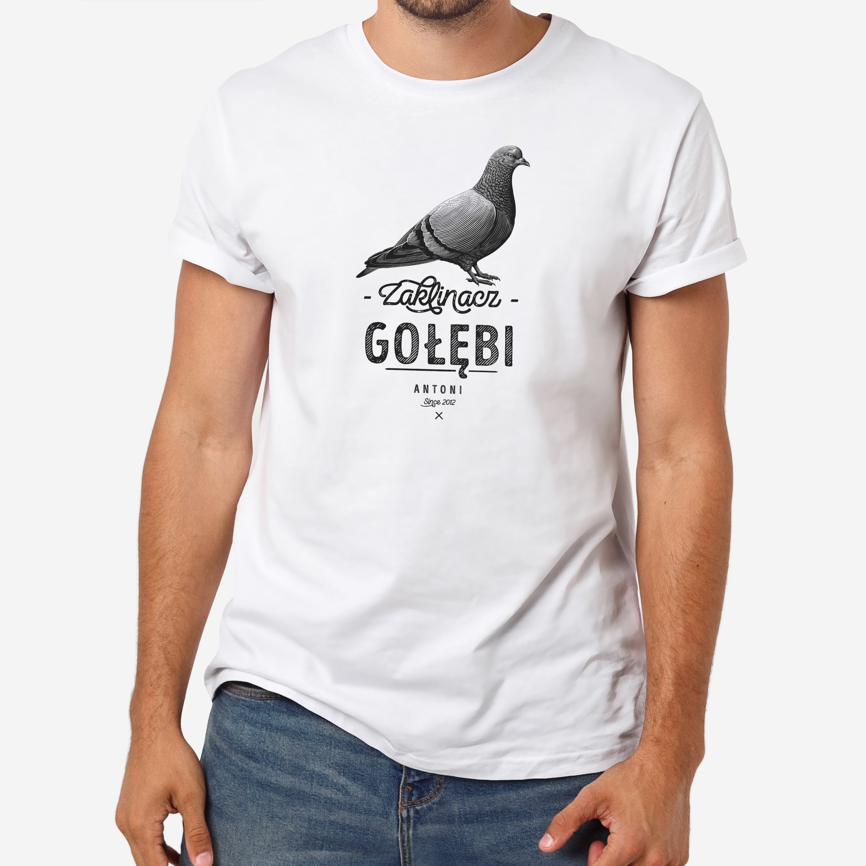 Koszulka dla hodowcy Zaklinacz Gołębi - S