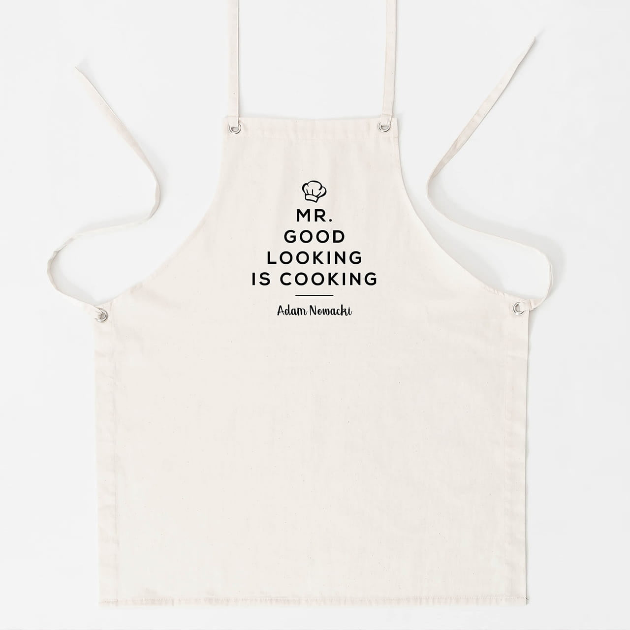 Personalizowany fartuch - Mr. Good Looking - prezent dla partnera 